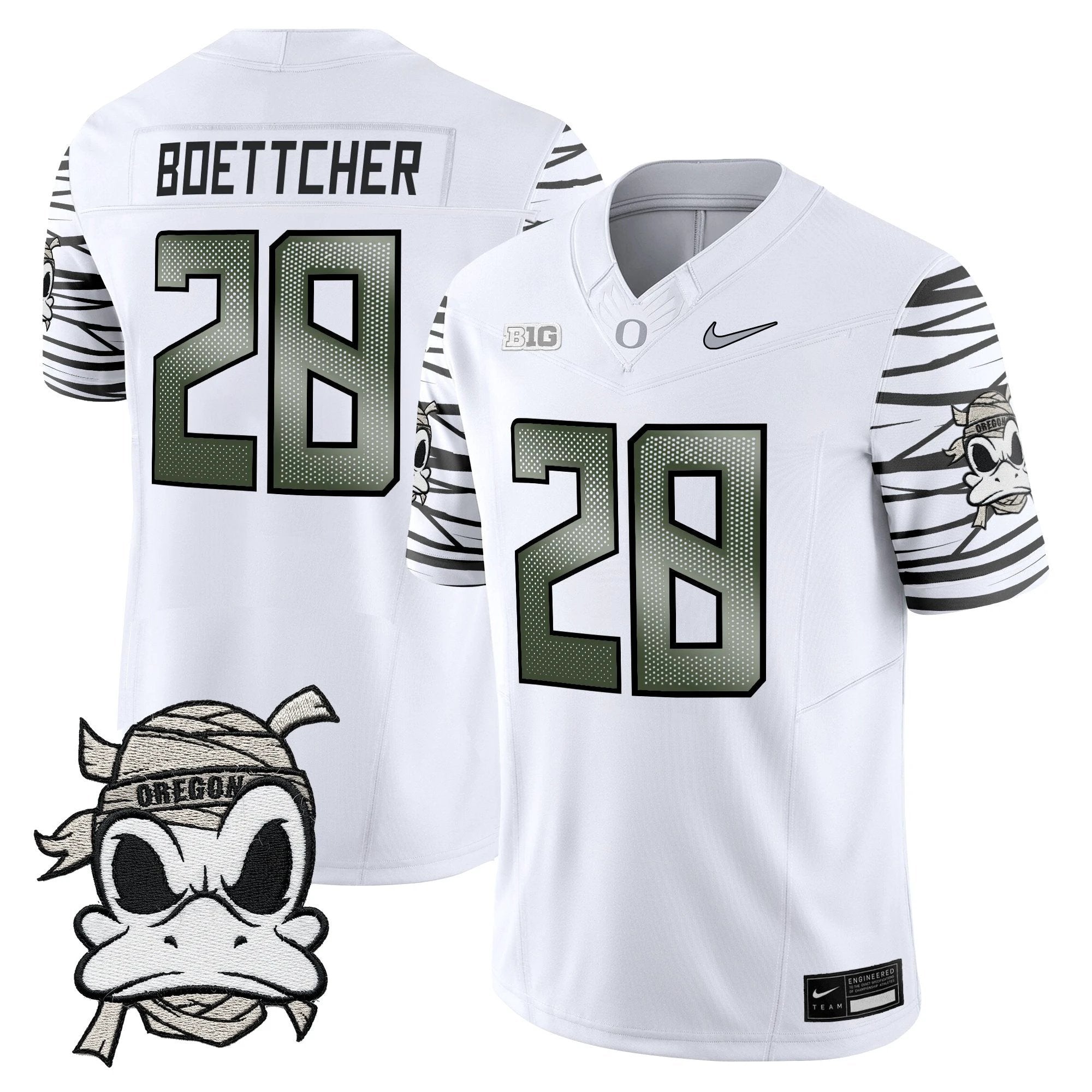 Oregon Ducks 2025 "Mummy Duck" Vapor Limited Jersey V1- All Stitched by Oregon Ducks