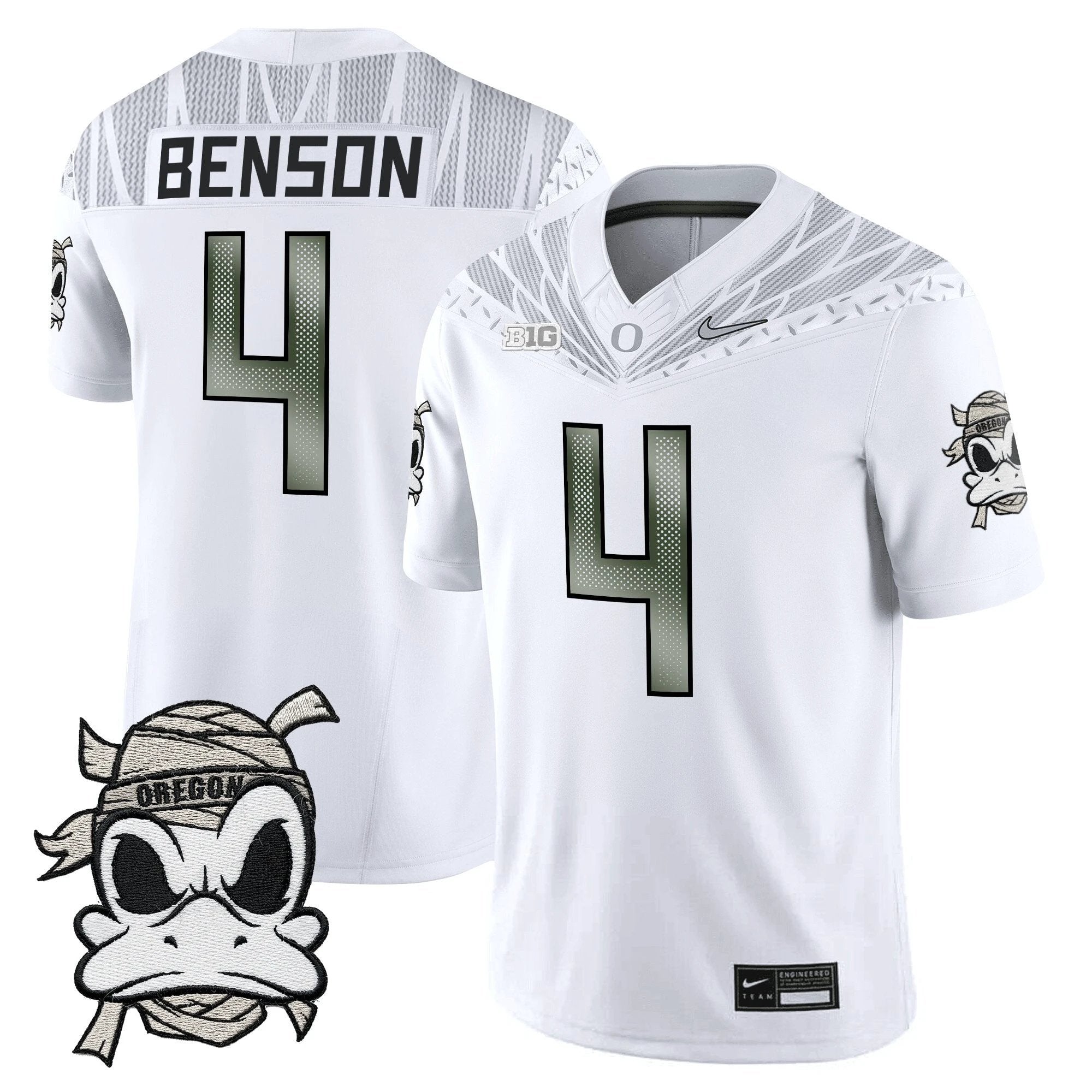 Oregon Ducks 2025 "Mummy Duck" Vapor Limited Jersey - All Stitched by Oregon Ducks