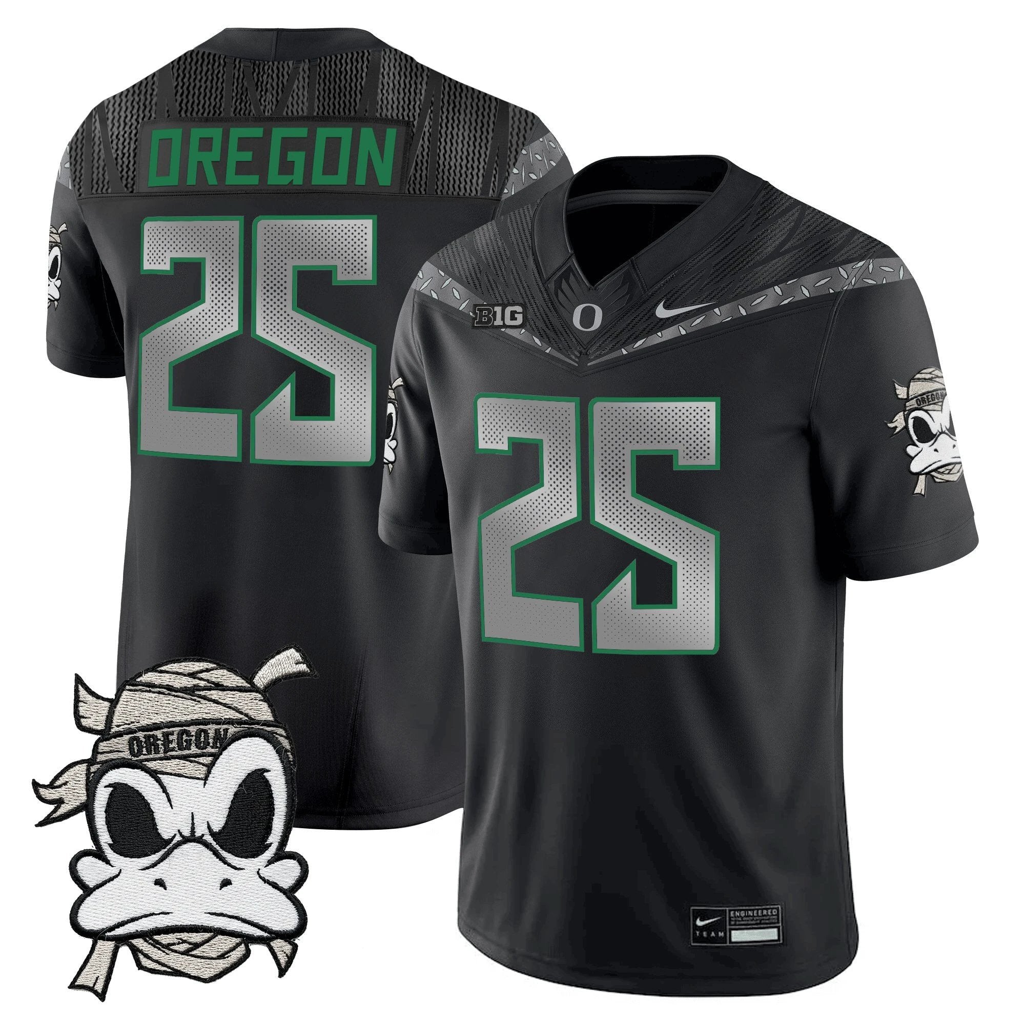 Oregon Ducks 2025 "Mummy Duck" Vapor Limited Jersey - All Stitched by Oregon Ducks