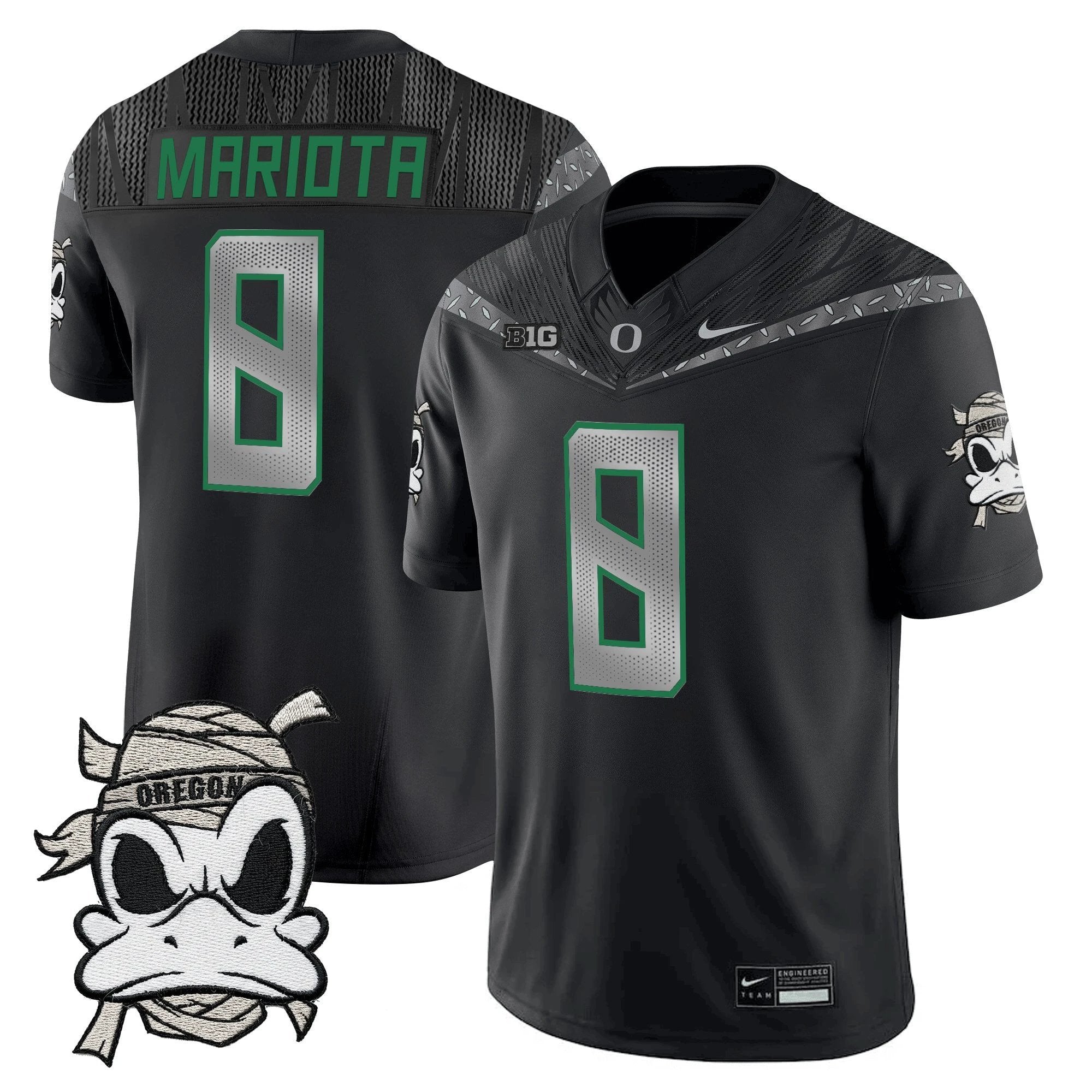 Oregon Ducks 2025 "Mummy Duck" Vapor Limited Jersey - All Stitched by Oregon Ducks
