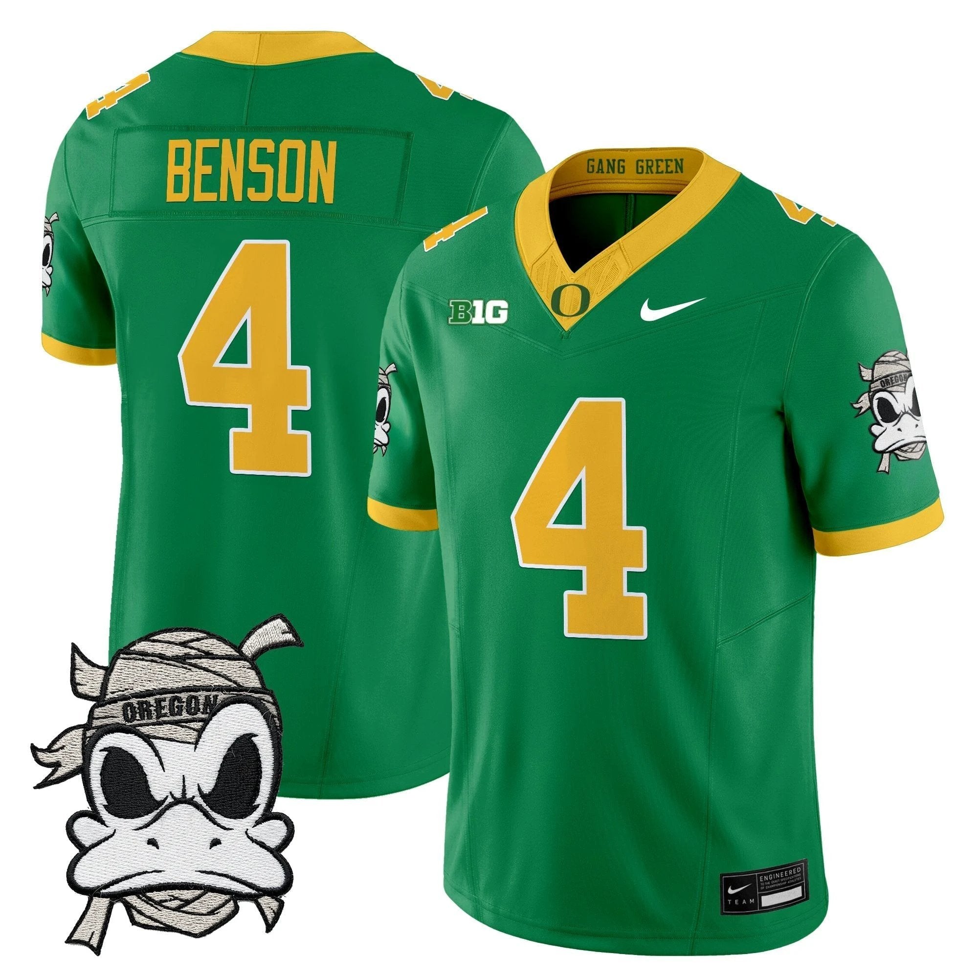 Oregon Ducks 2025 "Mummy Duck" Vapor Limited Jersey - All Stitched by Oregon Ducks