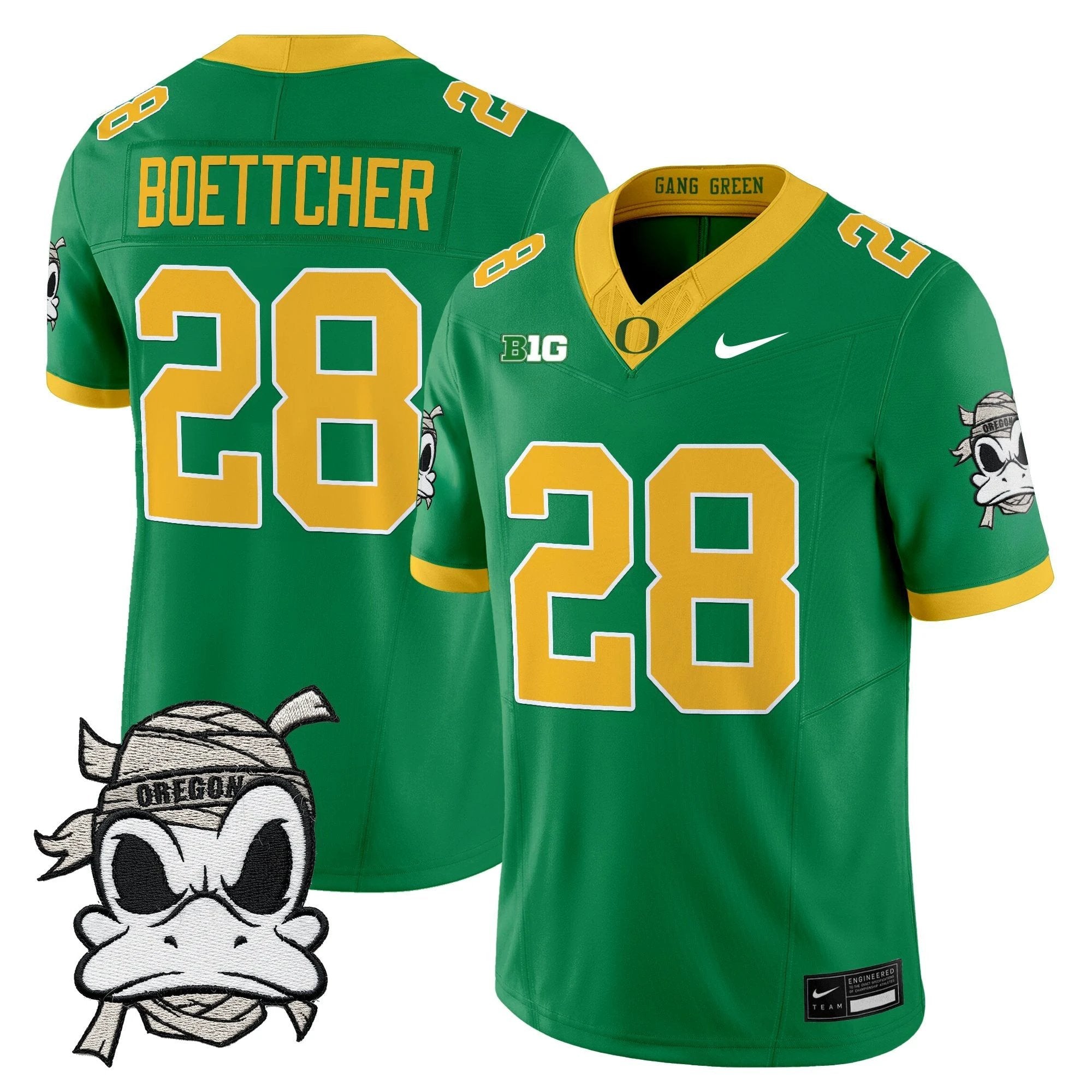 Oregon Ducks 2025 "Mummy Duck" Vapor Limited Jersey V1- All Stitched by Oregon Ducks