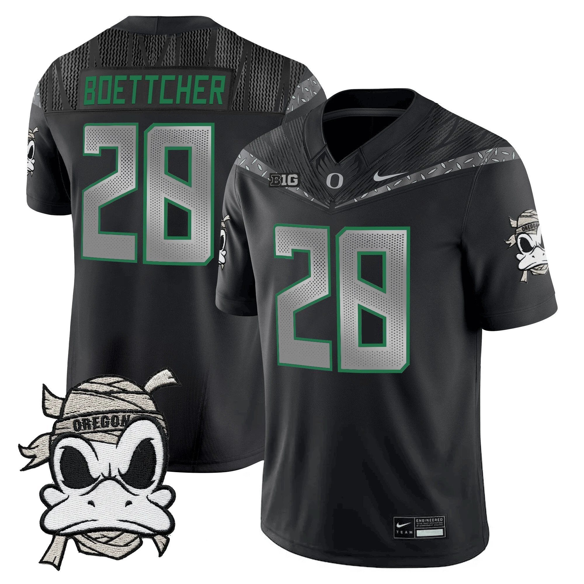 Oregon Ducks 2025 "Mummy Duck" Vapor Limited Jersey - All Stitched by Oregon Ducks