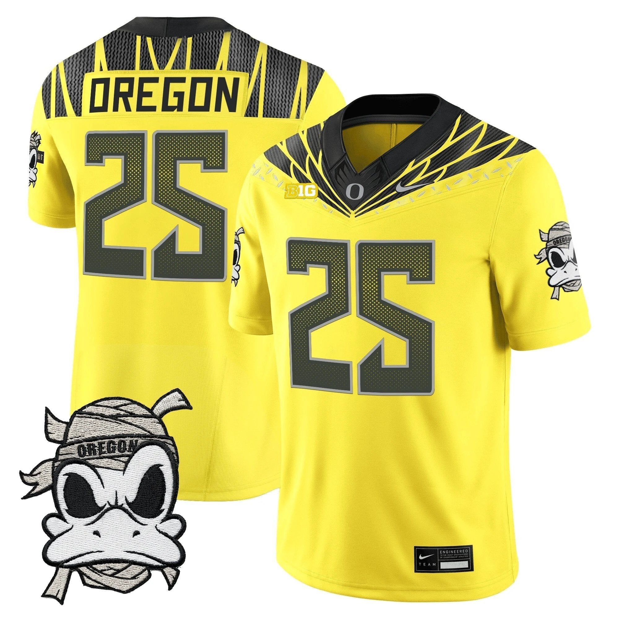 Oregon Ducks 2025 "Mummy Duck" Vapor Limited Jersey - All Stitched by Oregon Ducks