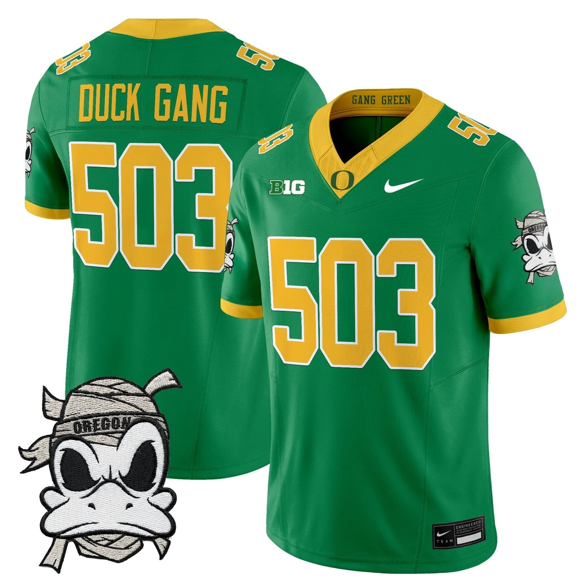Oregon Ducks 2025 "Mummy Duck" Vapor Limited Jersey - All Stitched by Oregon Ducks