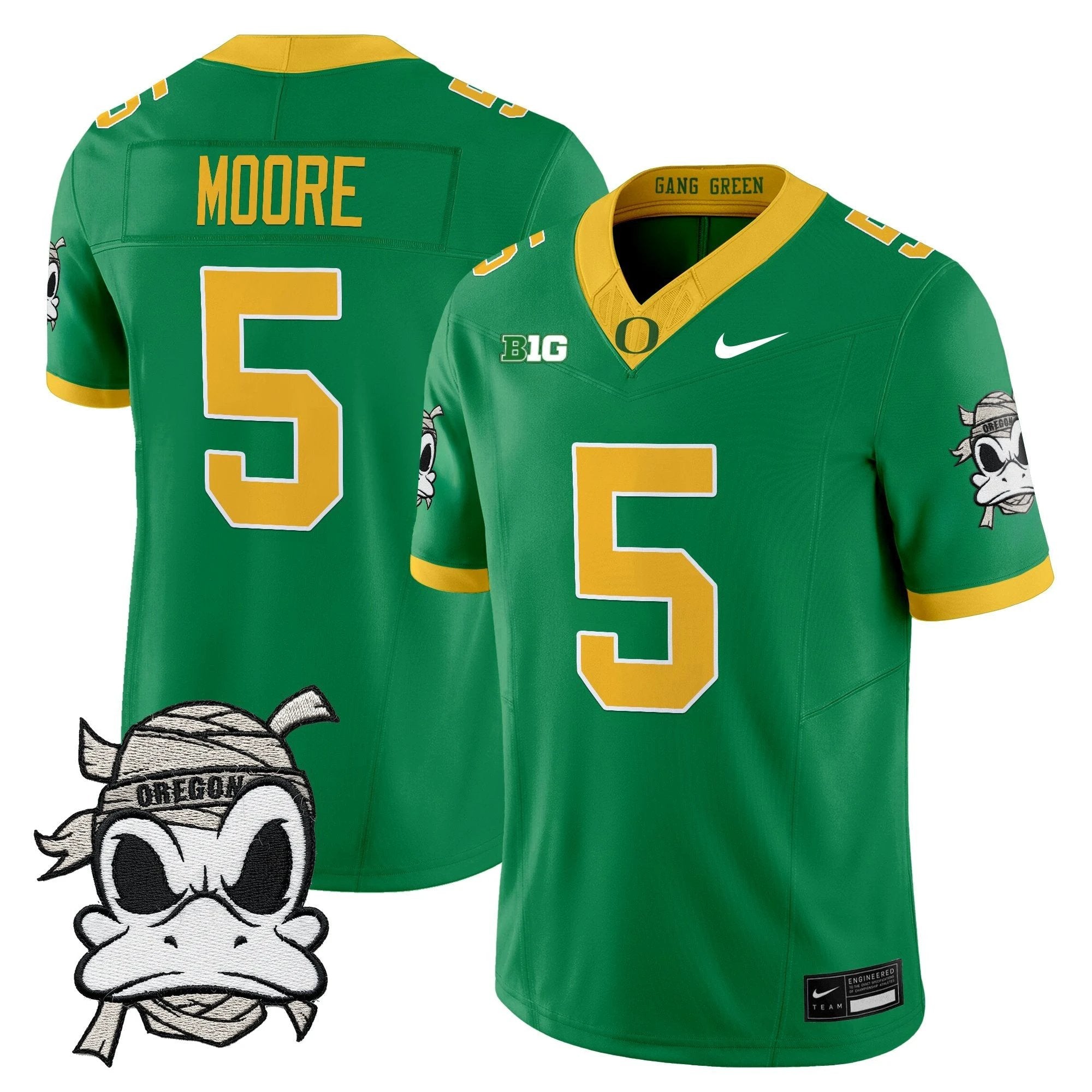 Oregon Ducks 2025 "Mummy Duck" Vapor Limited Jersey V1- All Stitched by Oregon Ducks