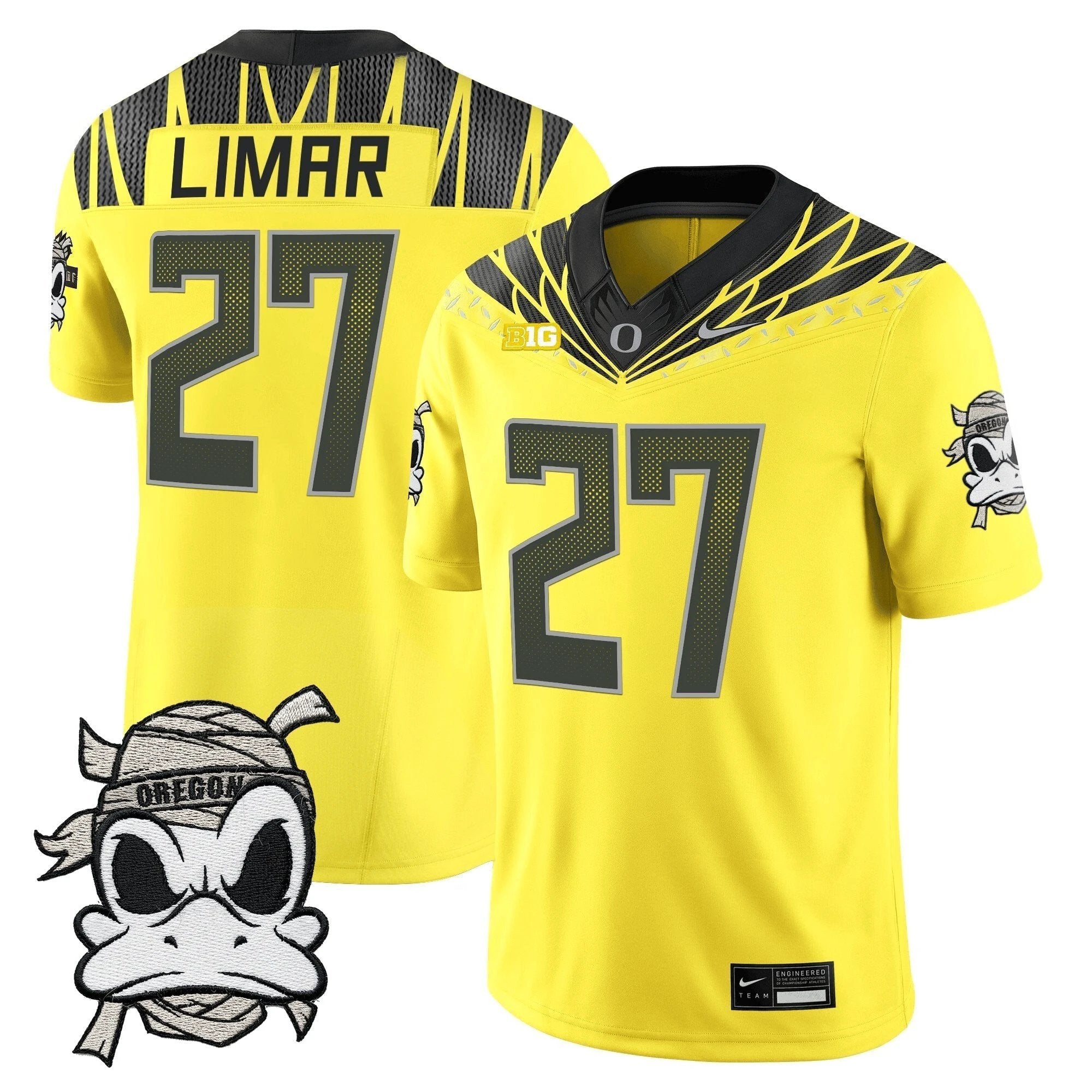 Oregon Ducks 2025 "Mummy Duck" Vapor Limited Jersey - All Stitched by Oregon Ducks