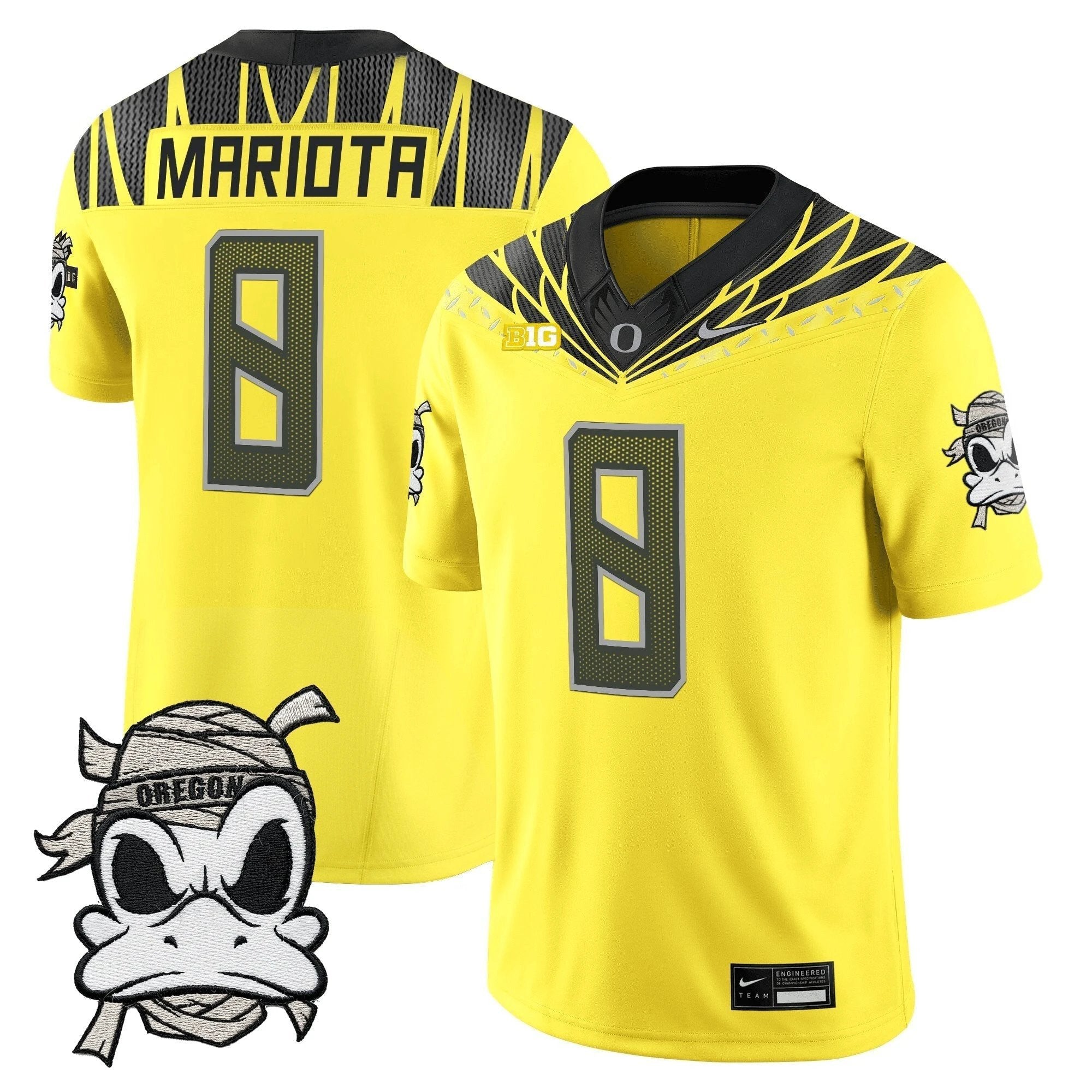 Oregon Ducks 2025 "Mummy Duck" Vapor Limited Jersey - All Stitched by Oregon Ducks