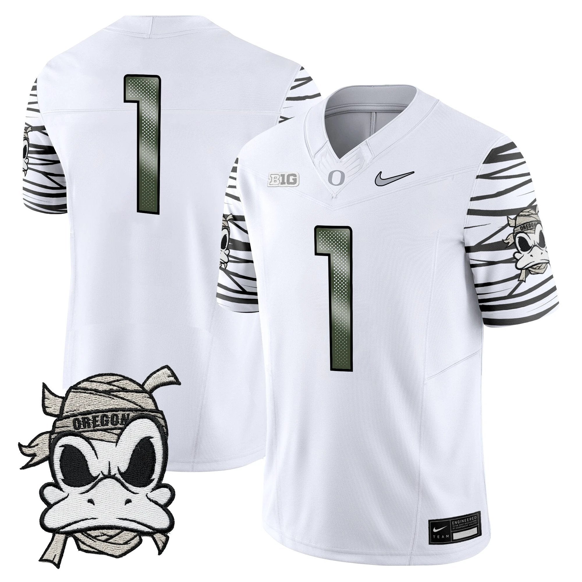 Oregon Ducks 2025 "Mummy Duck" Vapor Limited Jersey - All Stitched by Oregon Ducks