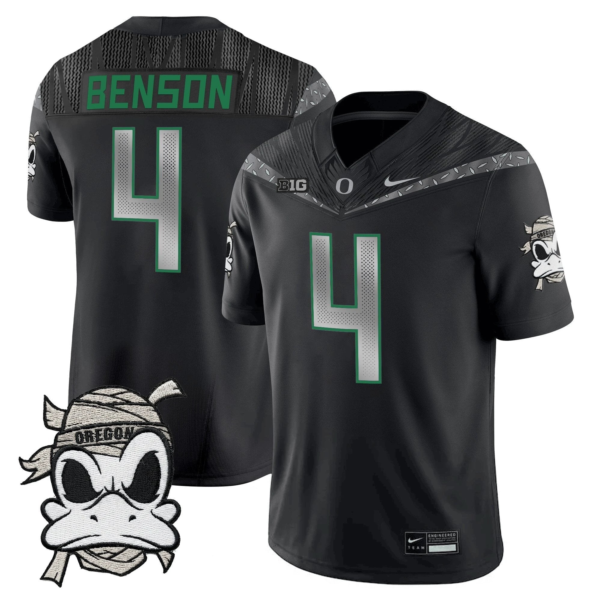 Oregon Ducks 2025 "Mummy Duck" Vapor Limited Jersey - All Stitched by Oregon Ducks