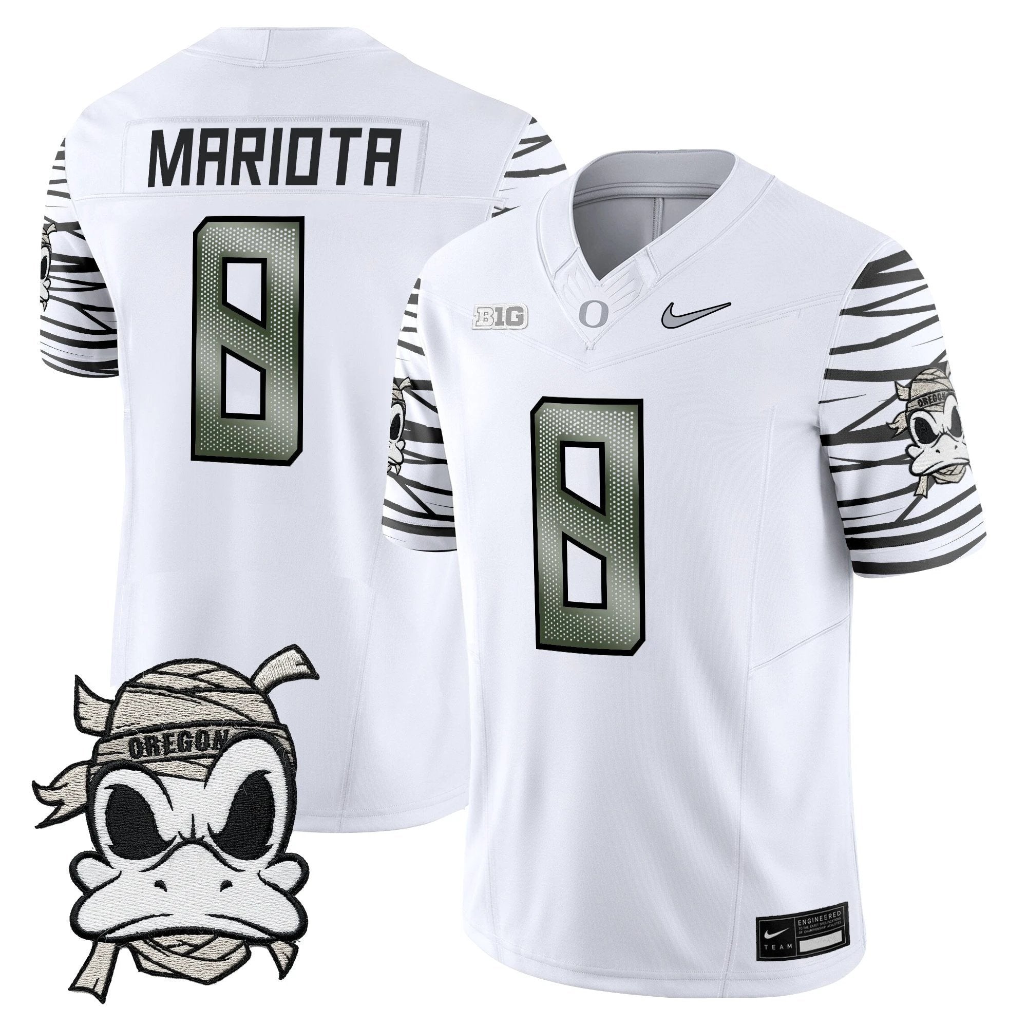 Oregon Ducks 2025 "Mummy Duck" Vapor Limited Jersey - All Stitched by Oregon Ducks