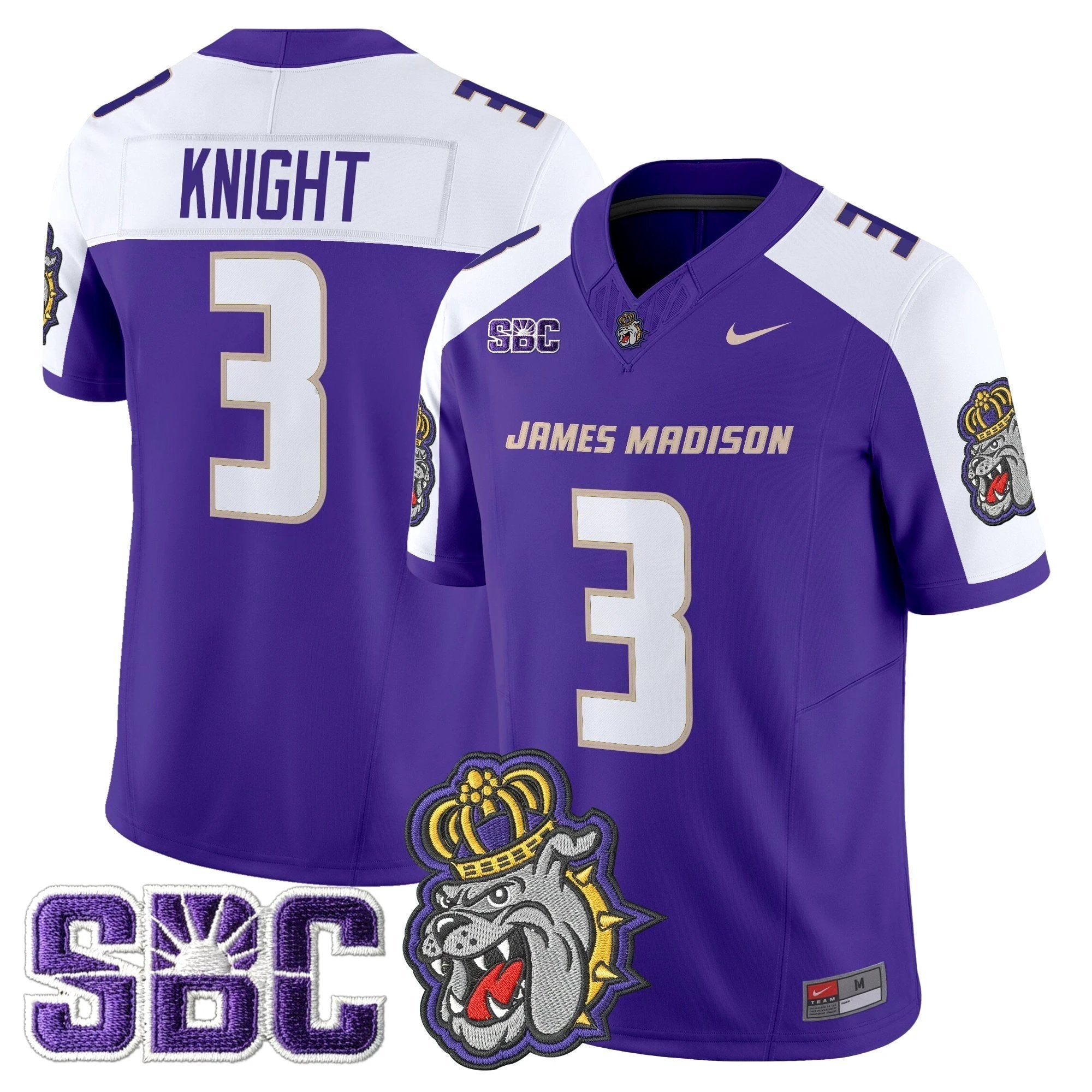 James Madison Dukes 2025 Vapor Limited Jersey - All Stitched by bustlight