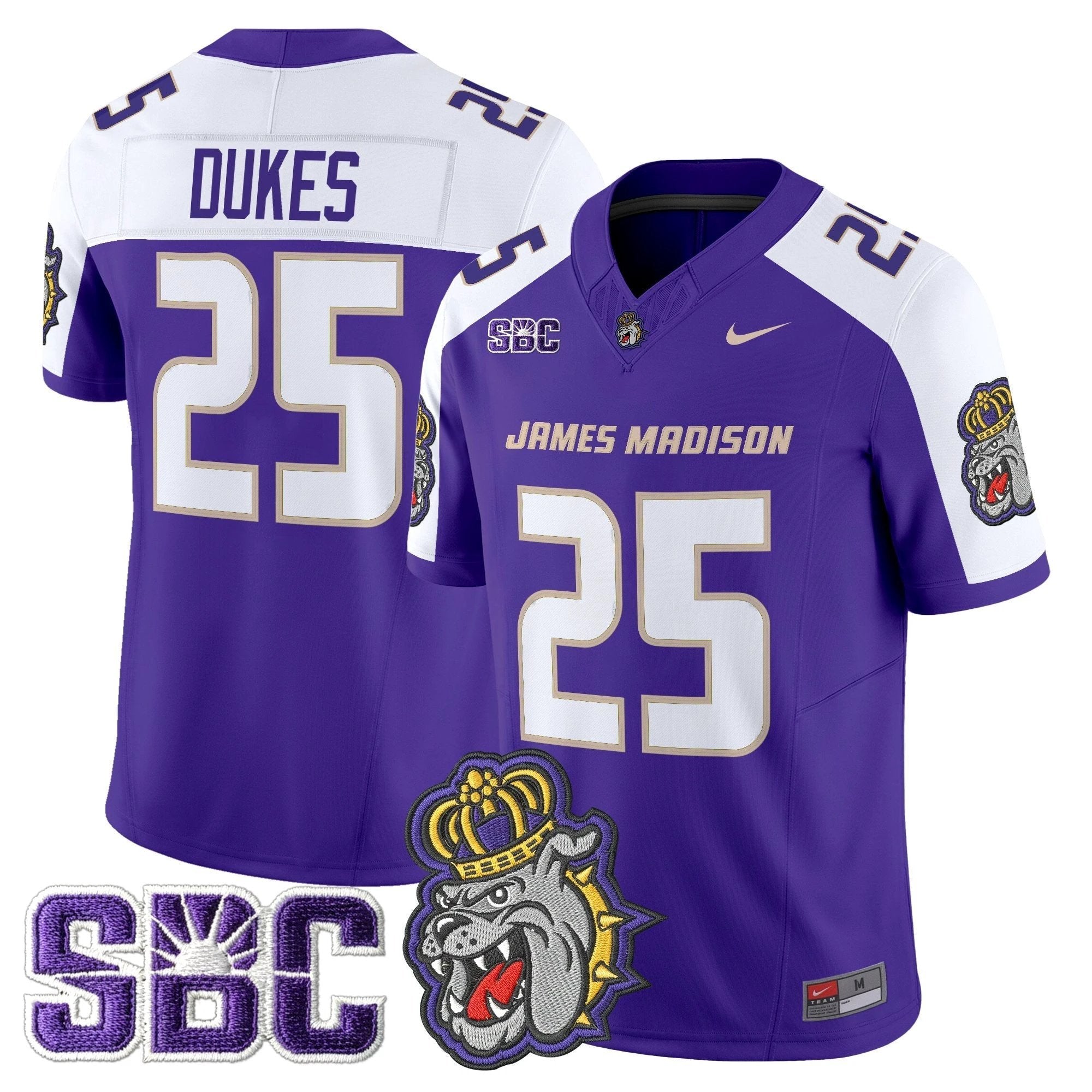 James Madison Dukes 2025 Vapor Limited Jersey - All Stitched by bustlight