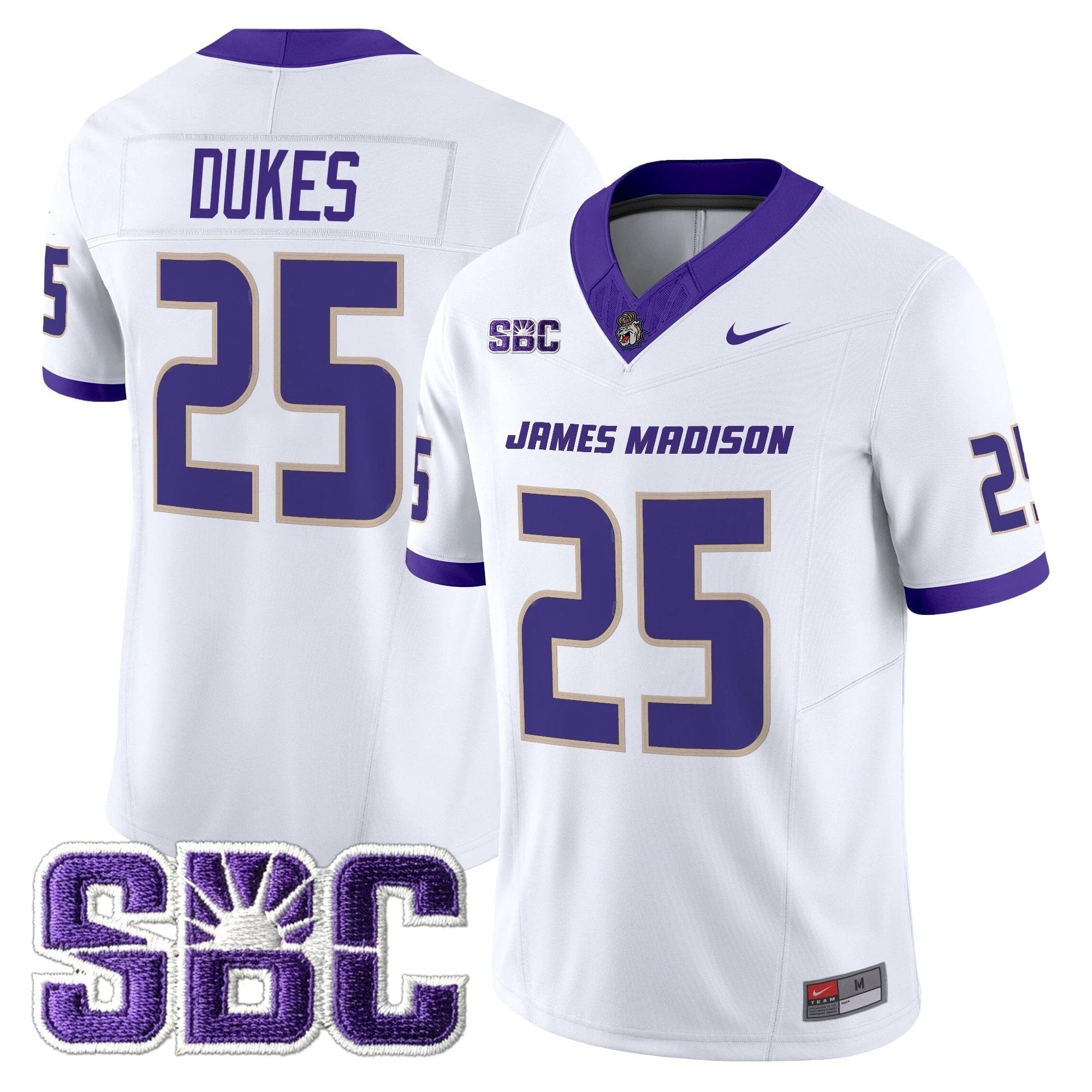 James Madison Dukes 2025 Vapor Limited Jersey - All Stitched by bustlight