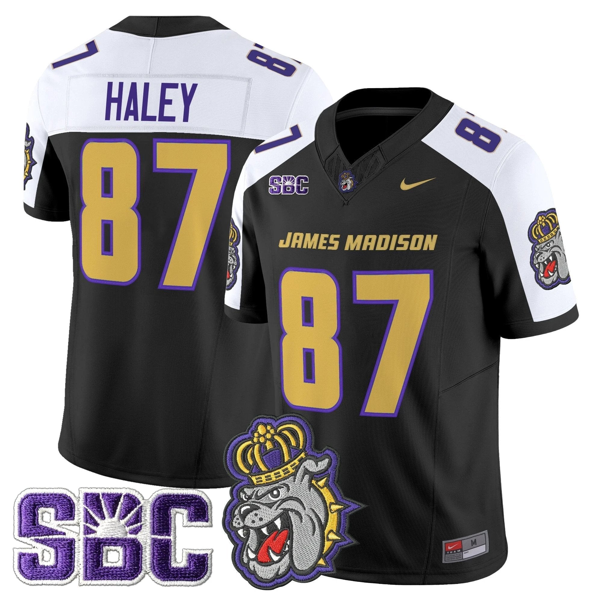 James Madison Dukes 2025 Vapor Limited Jersey - All Stitched by bustlight