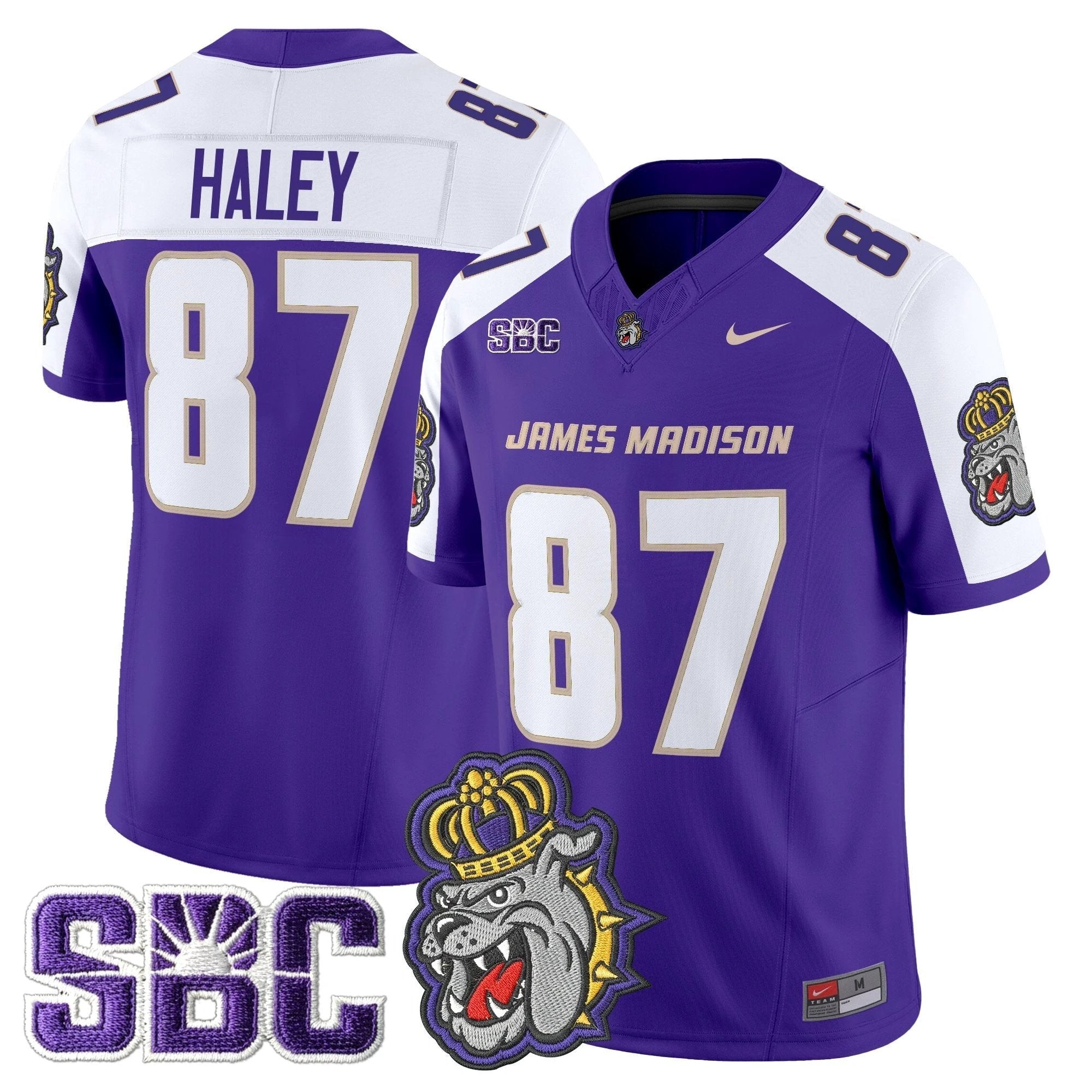 James Madison Dukes 2025 Vapor Limited Jersey - All Stitched by bustlight