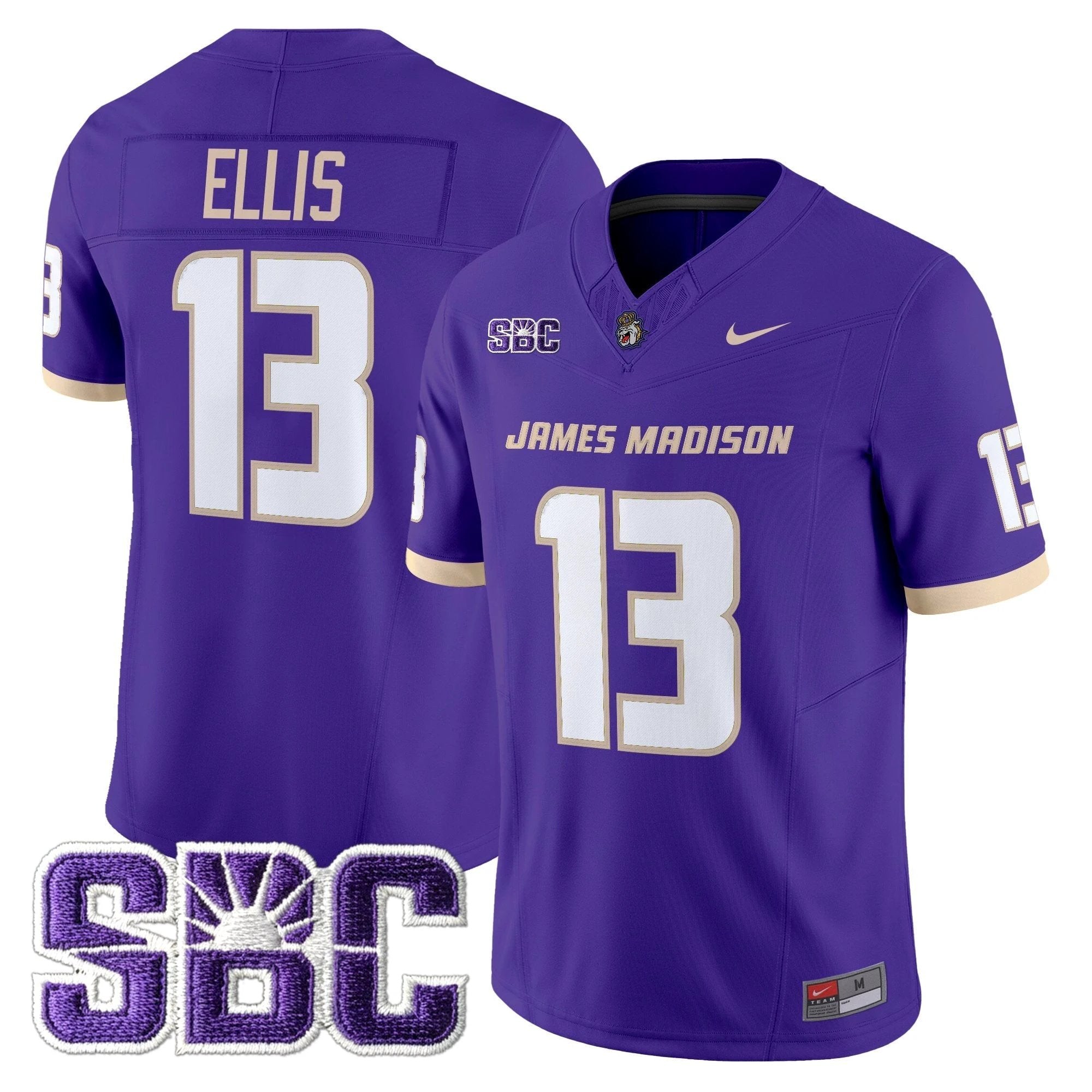 James Madison Dukes 2025 Vapor Limited Jersey - All Stitched by bustlight