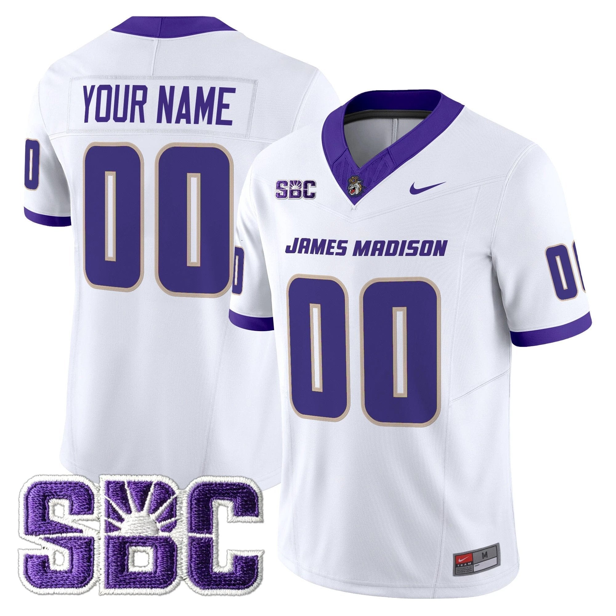 James Madison Dukes 2025 Vapor Limited Custom Jersey - All Stitched by bustlight