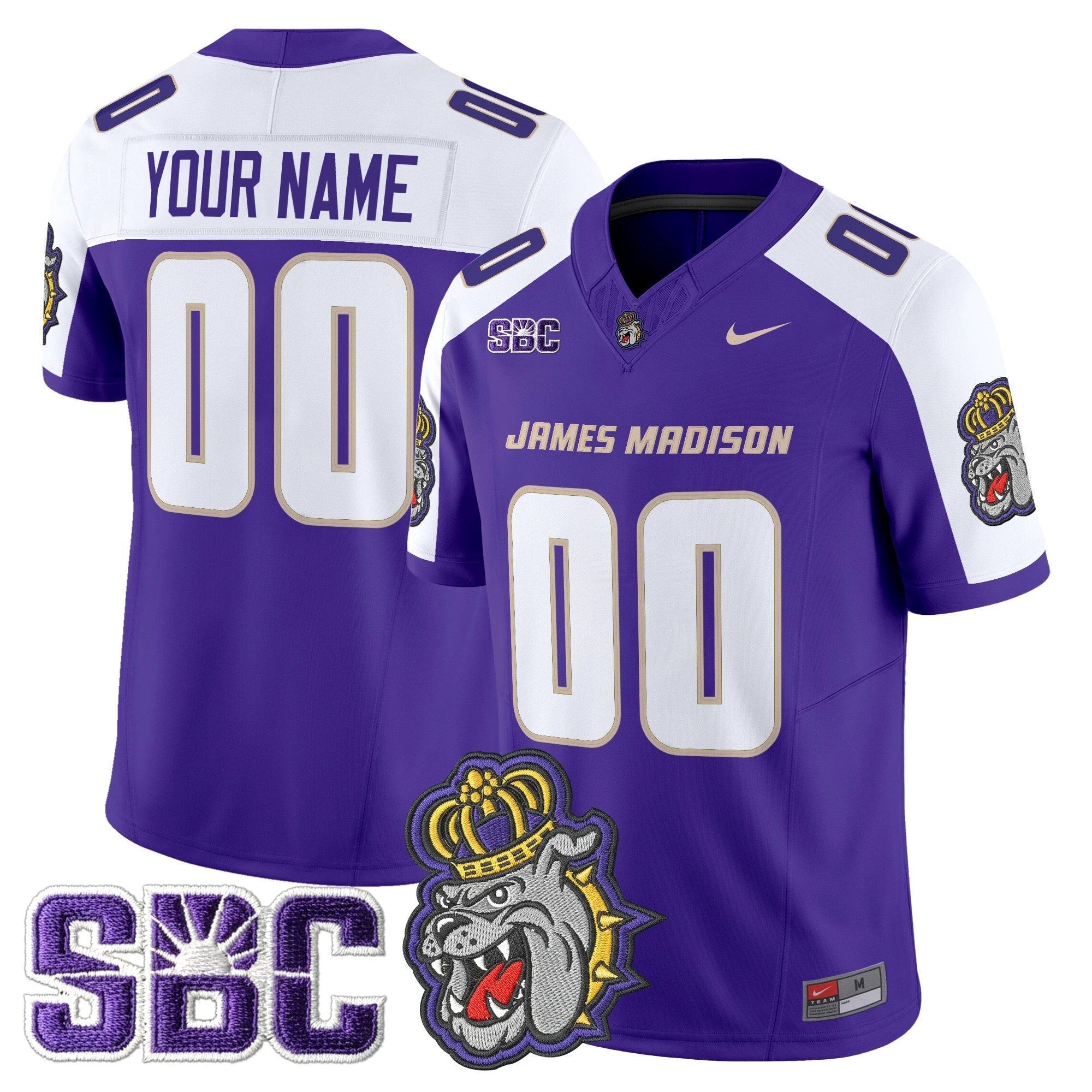 James Madison Dukes 2025 Vapor Limited Custom Jersey - All Stitched by bustlight