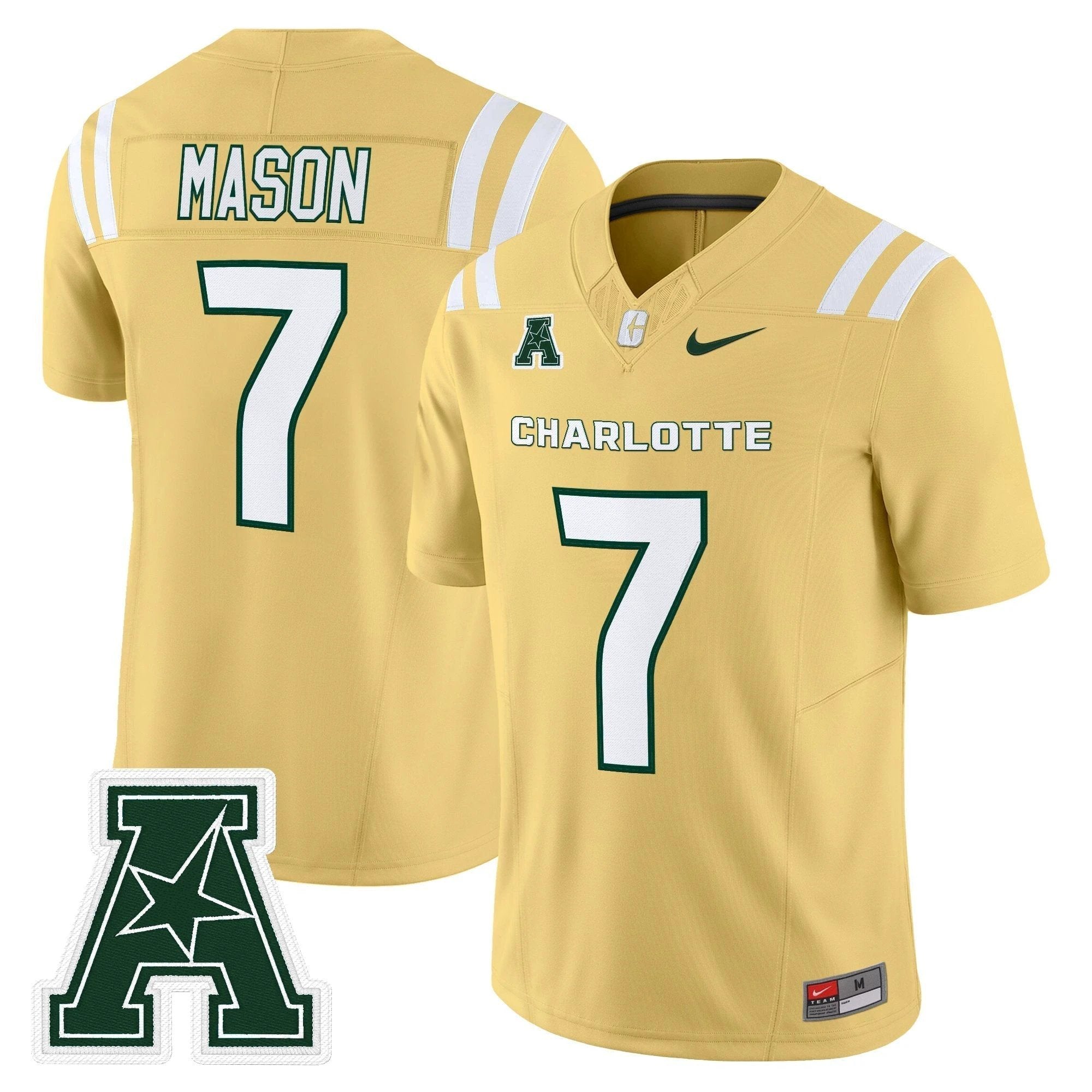 Men's Charlotte 49ers 2025 Vapor Limited Jersey - All Stitched by NCAA Football Sunday Nov 2