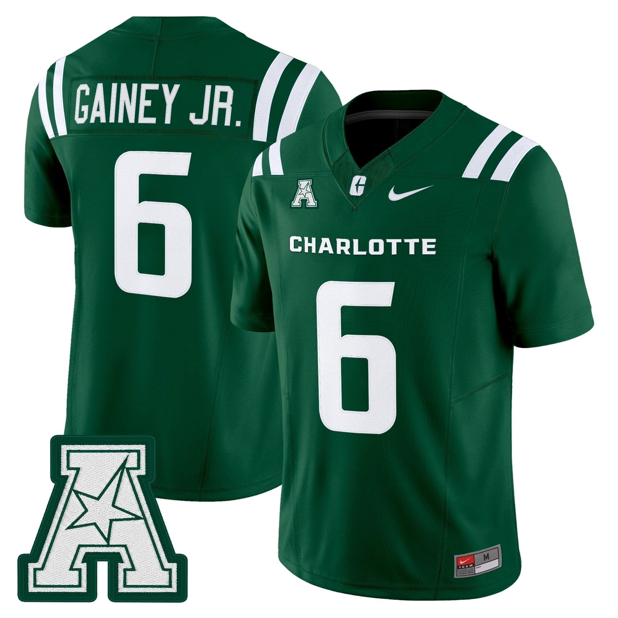 Men's Charlotte 49ers 2025 Vapor Limited Jersey - All Stitched by NCAA Football Sunday Nov 2