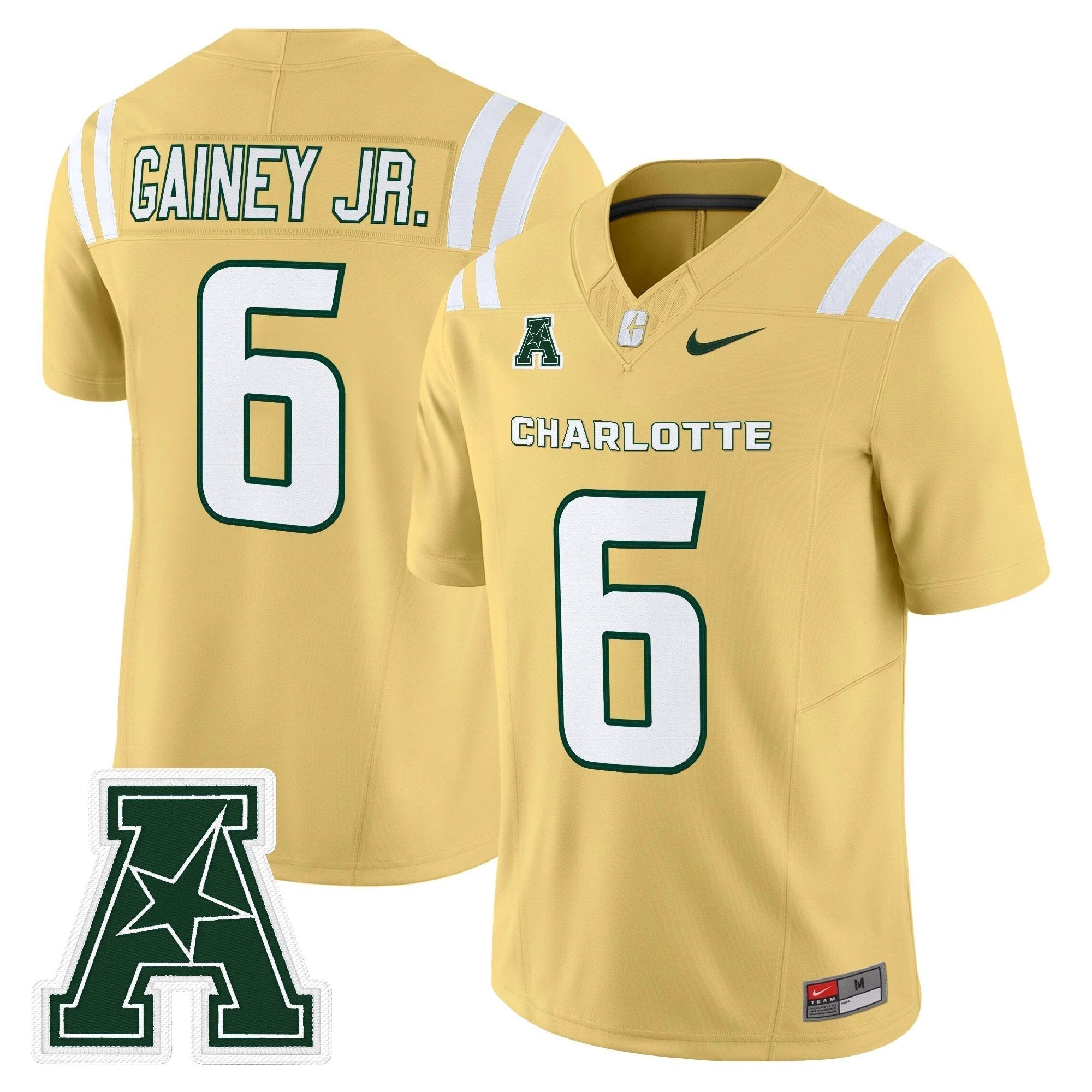 Men's Charlotte 49ers 2025 Vapor Limited Jersey - All Stitched by NCAA Football Sunday Nov 2