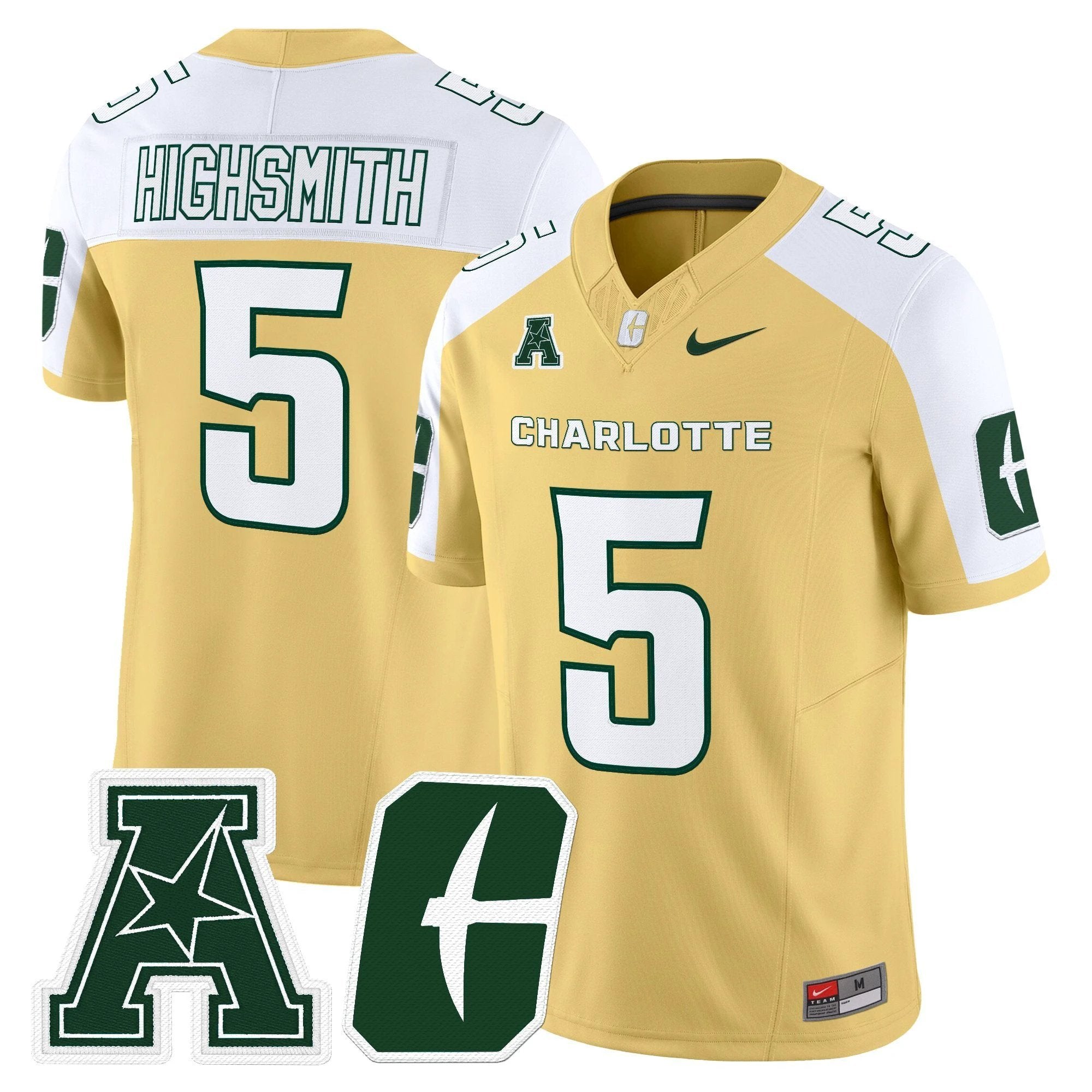 Men's Charlotte 49ers 2025 Vapor Limited Jersey - All Stitched by NCAA Football Sunday Nov 2