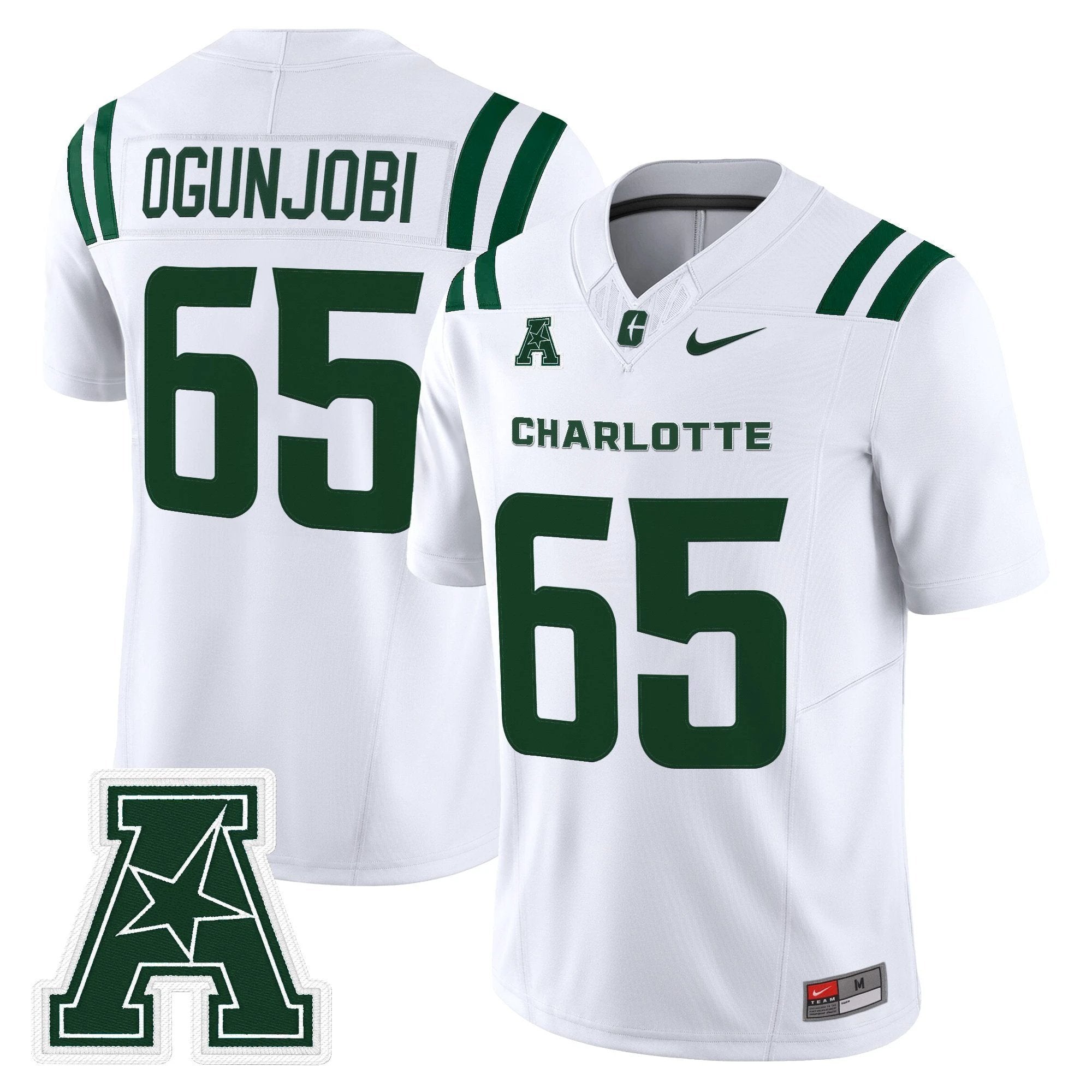 Men's Charlotte 49ers 2025 Vapor Limited Jersey - All Stitched by NCAA Football Sunday Nov 2