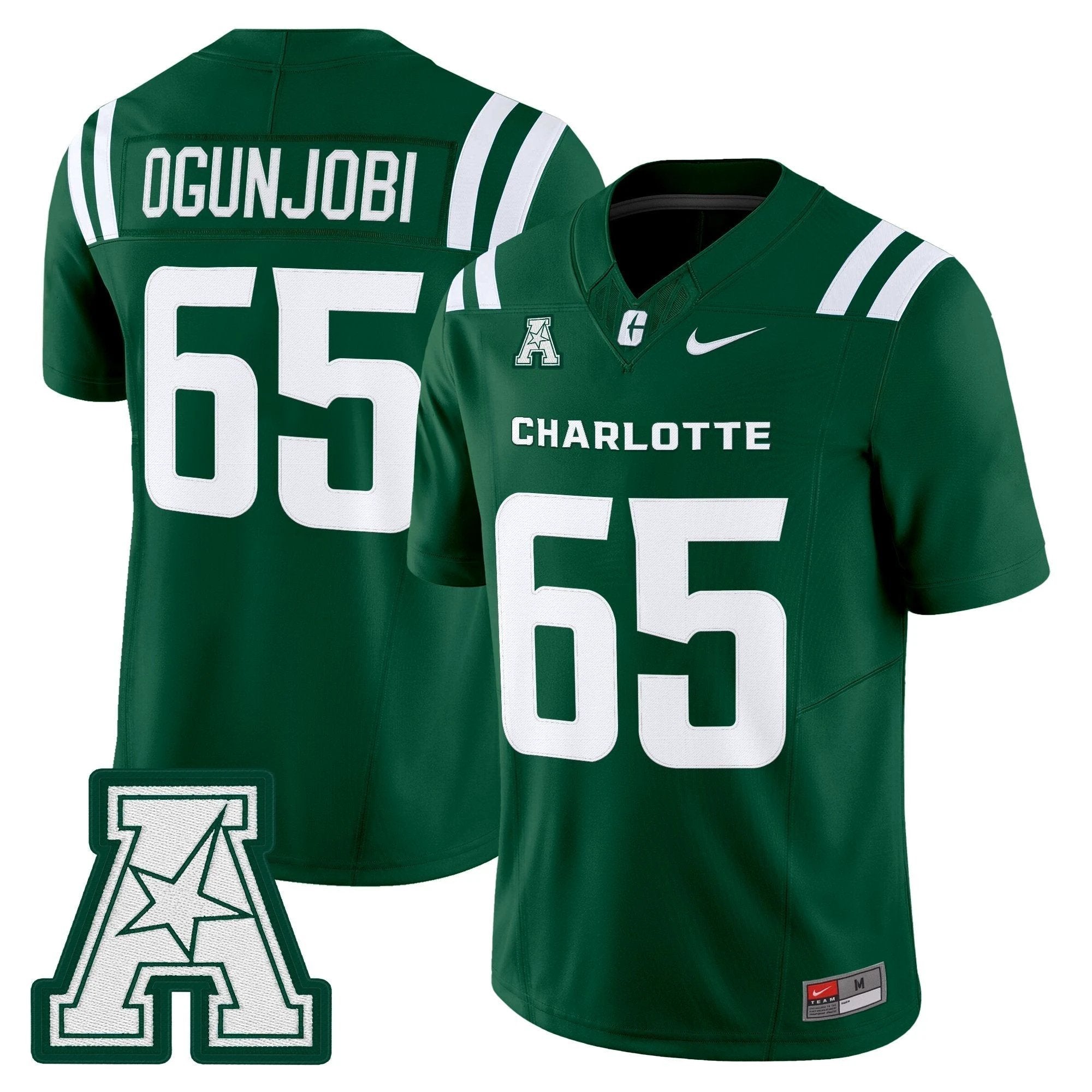 Men's Charlotte 49ers 2025 Vapor Limited Jersey - All Stitched by NCAA Football Sunday Nov 2