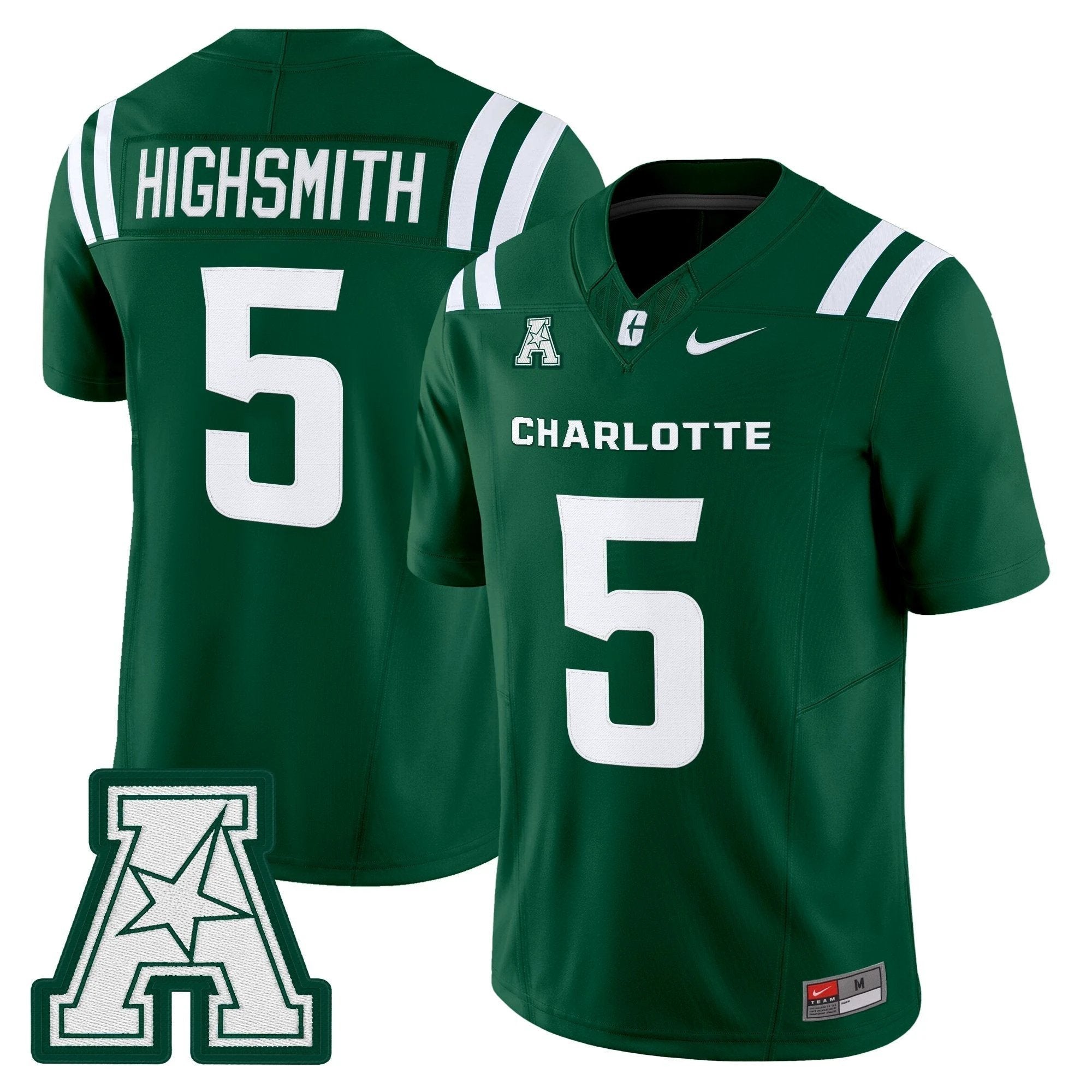 Men's Charlotte 49ers 2025 Vapor Limited Jersey - All Stitched by NCAA Football Sunday Nov 2