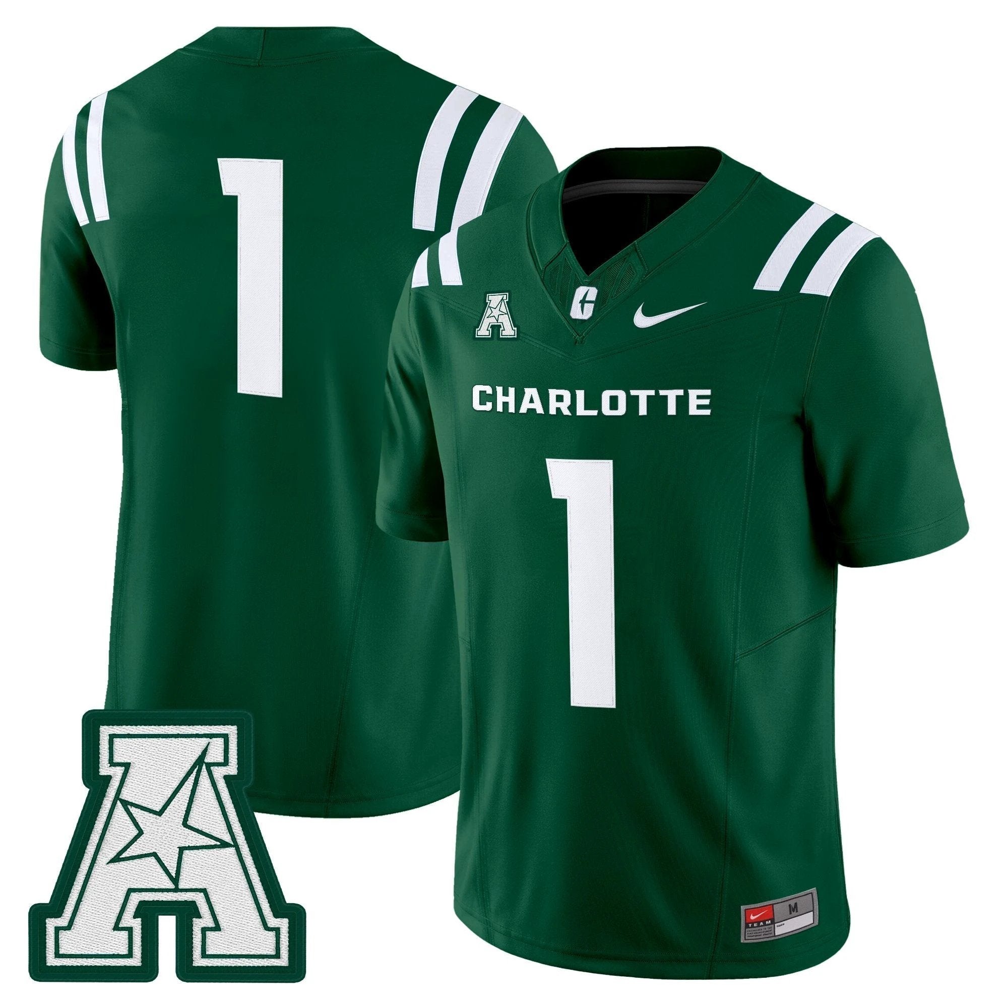 Men's Charlotte 49ers 2025 Vapor Limited Jersey - All Stitched by NCAA Football Sunday Nov 2
