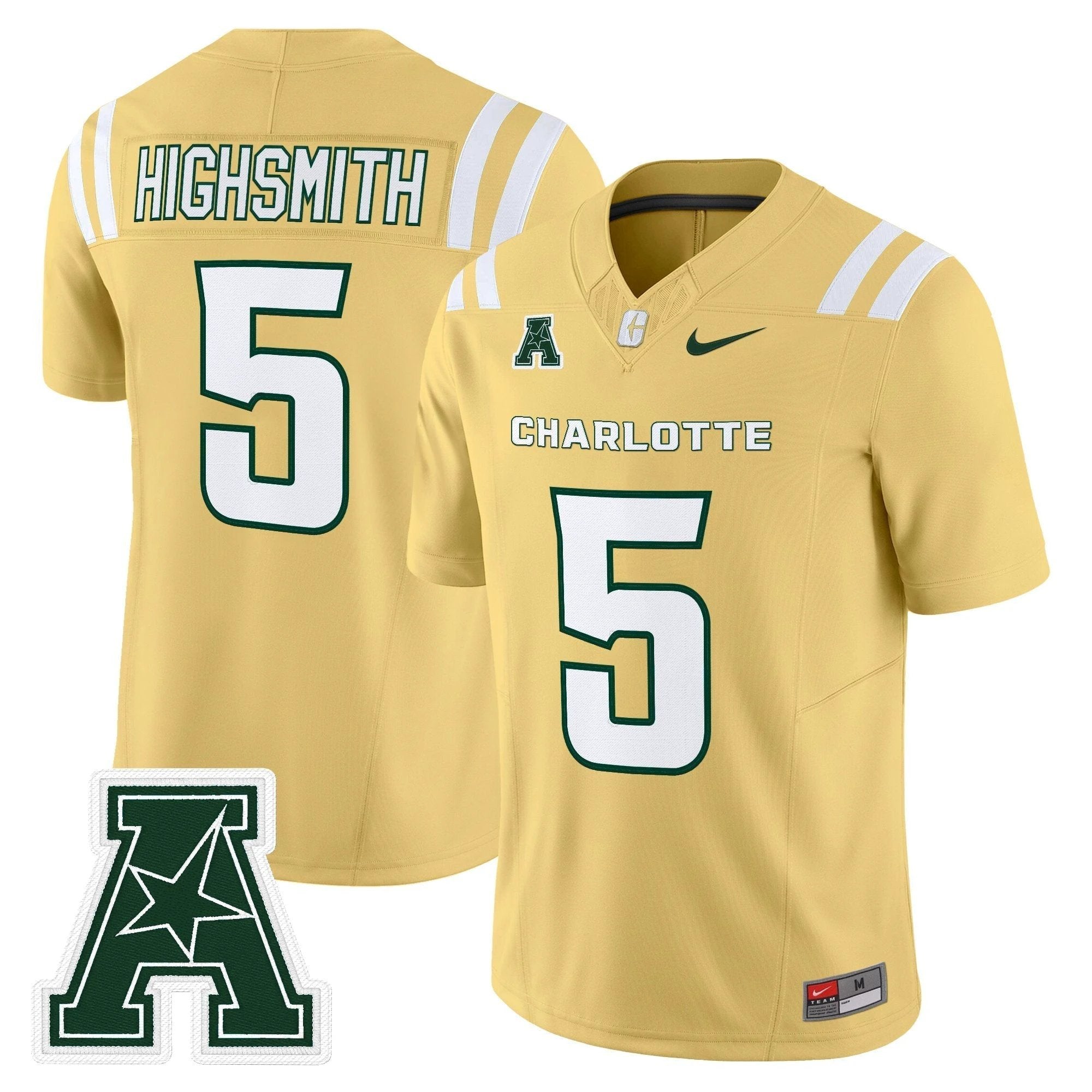 Men's Charlotte 49ers 2025 Vapor Limited Jersey - All Stitched by NCAA Football Sunday Nov 2