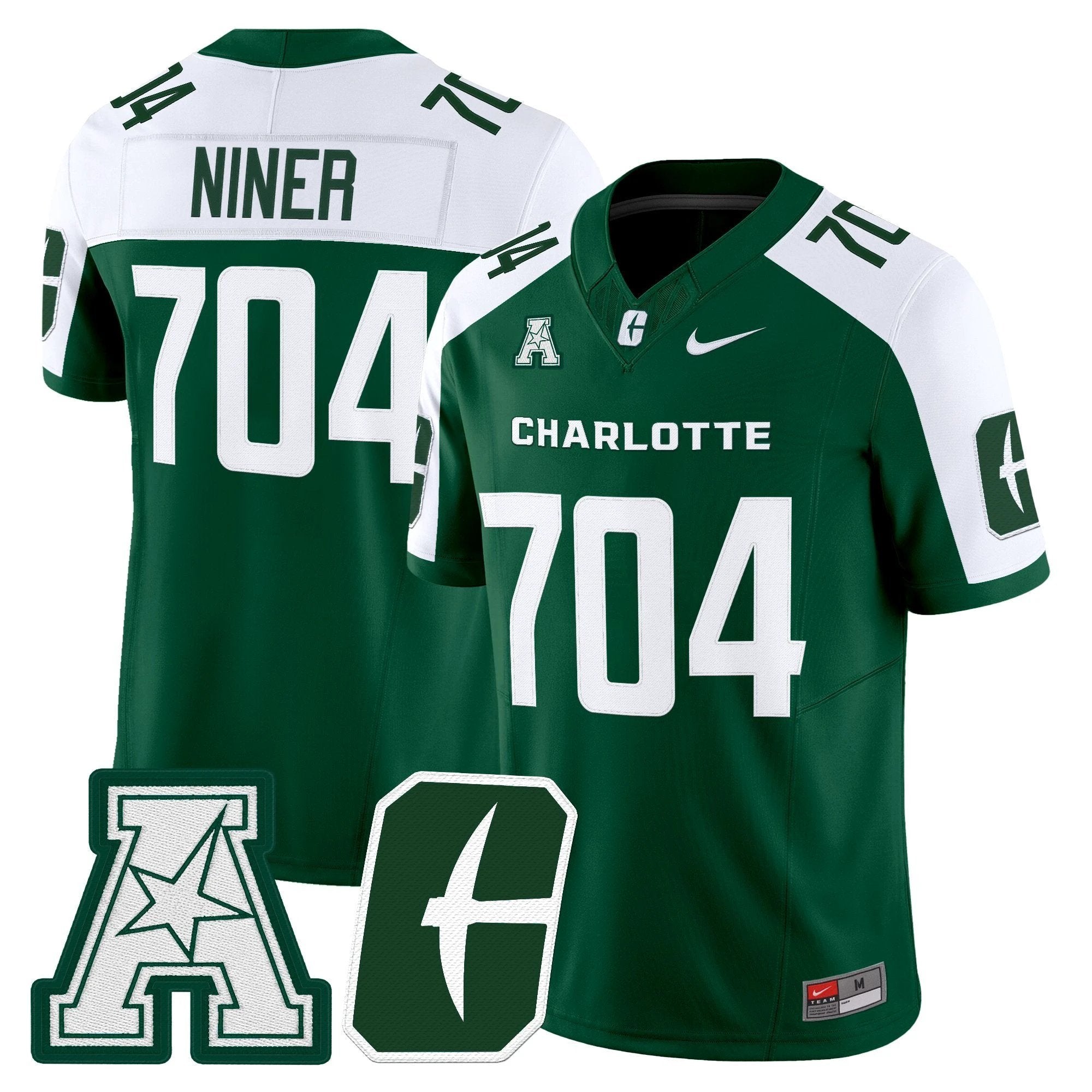 Men's Charlotte 49ers 2025 Vapor Limited Jersey - All Stitched by NCAA Football Sunday Nov 2