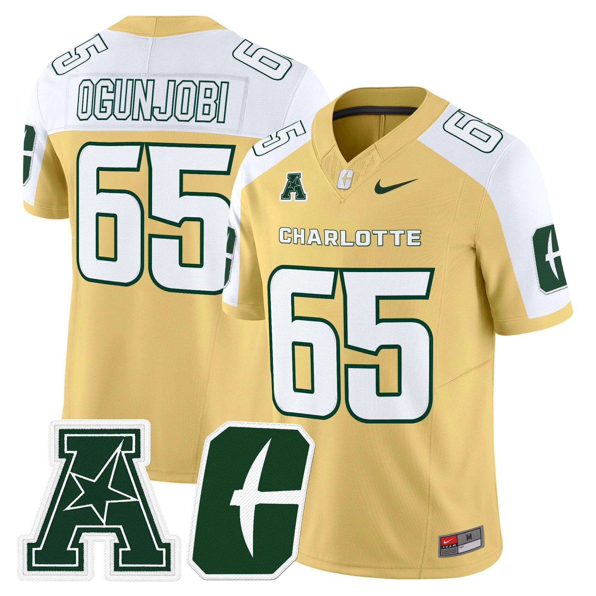 Men's Charlotte 49ers 2025 Vapor Limited Jersey - All Stitched by NCAA Football Sunday Nov 2