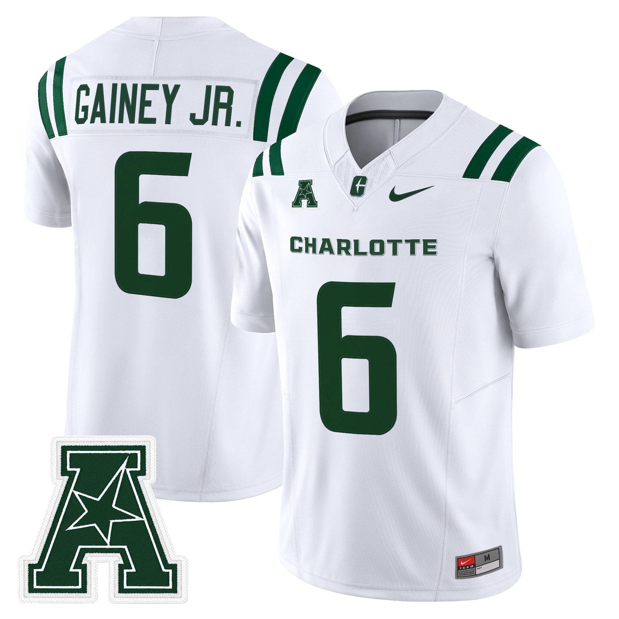Men's Charlotte 49ers 2025 Vapor Limited Jersey - All Stitched by NCAA Football Sunday Nov 2