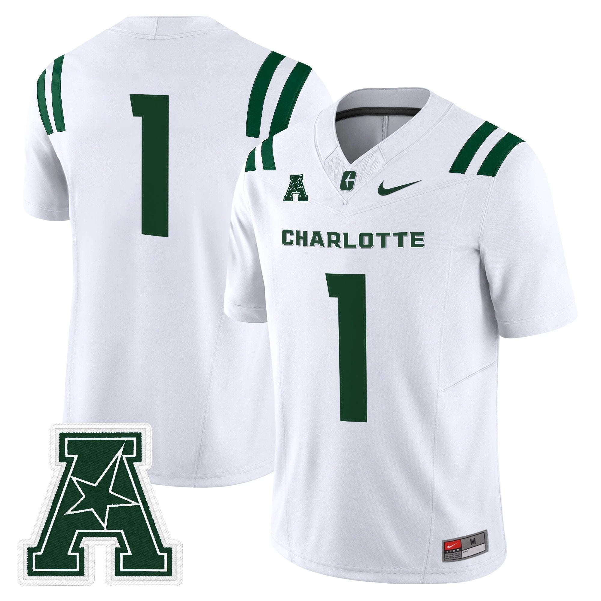 Men's Charlotte 49ers 2025 Vapor Limited Jersey - All Stitched by NCAA Football Sunday Nov 2