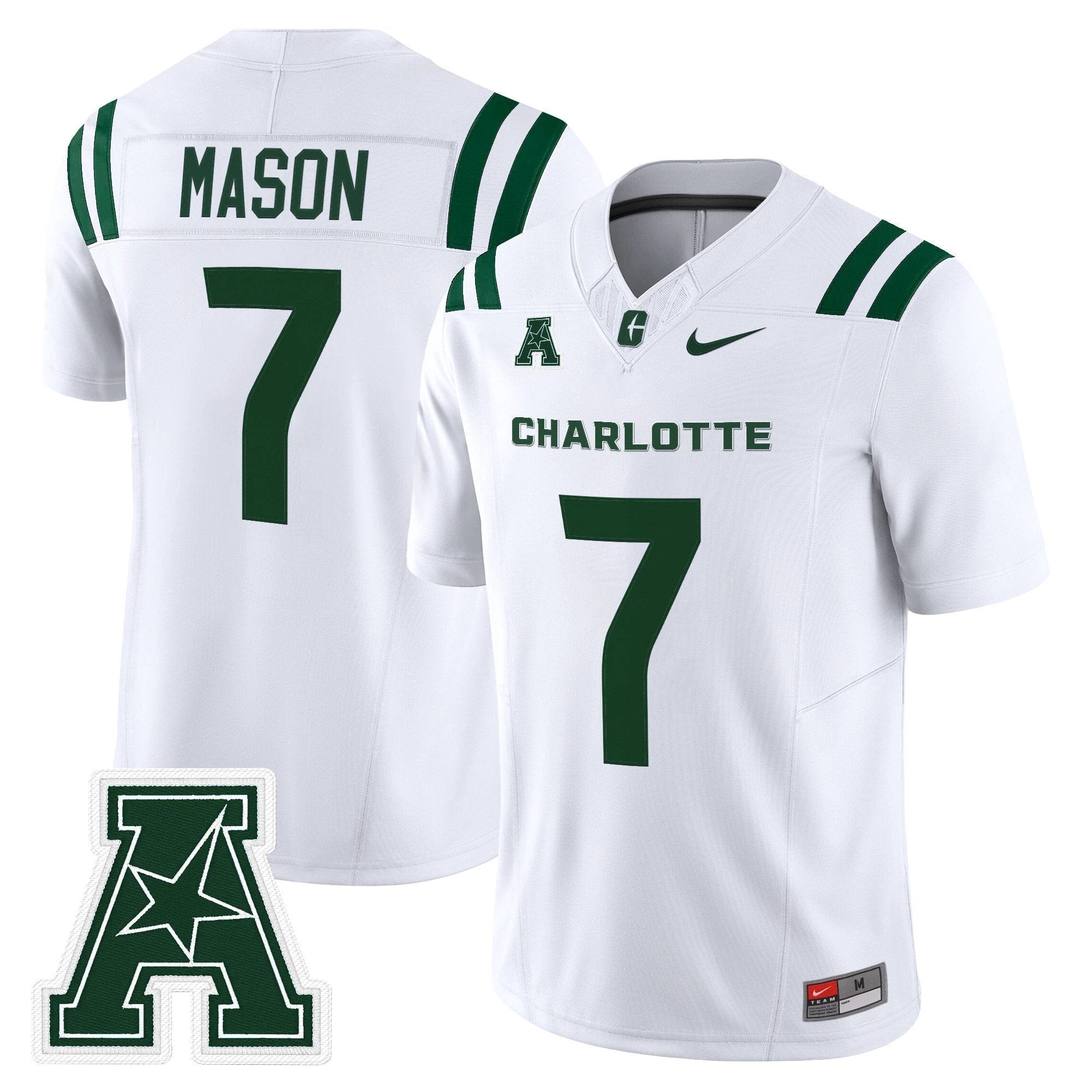 Men's Charlotte 49ers 2025 Vapor Limited Jersey - All Stitched by NCAA Football Sunday Nov 2
