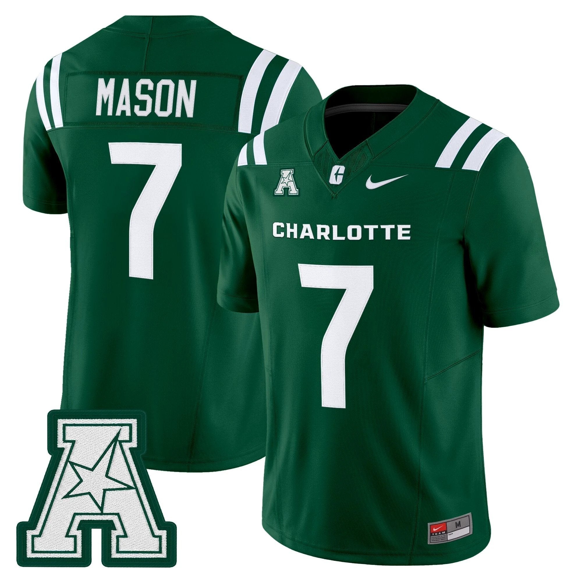 Men's Charlotte 49ers 2025 Vapor Limited Jersey - All Stitched by NCAA Football Sunday Nov 2