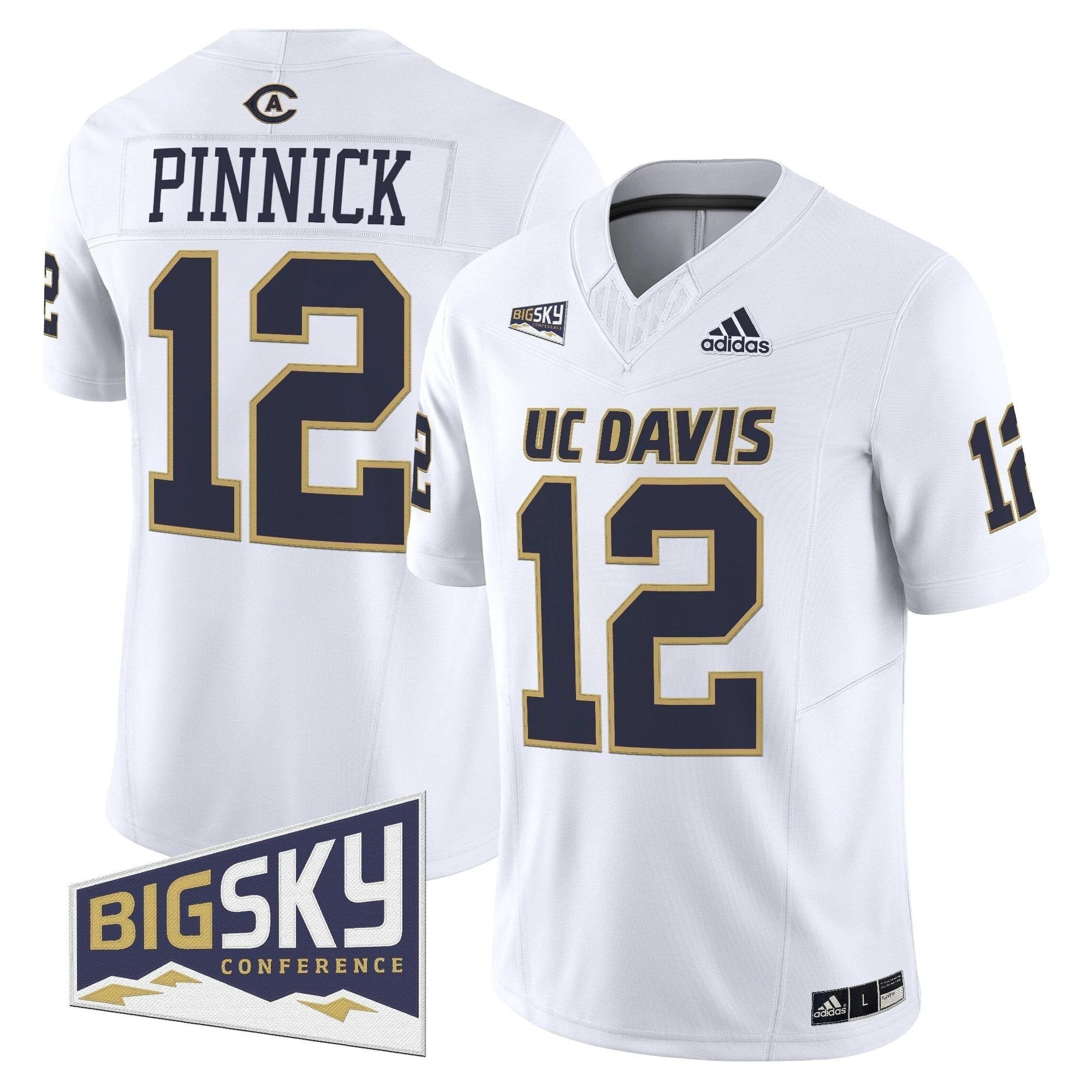 Men's UC Davis Aggies 2025 'Lake Tahoe Patch' Vapor Limited Jersey - All Stitched by NCAA Football Sunday Nov 2