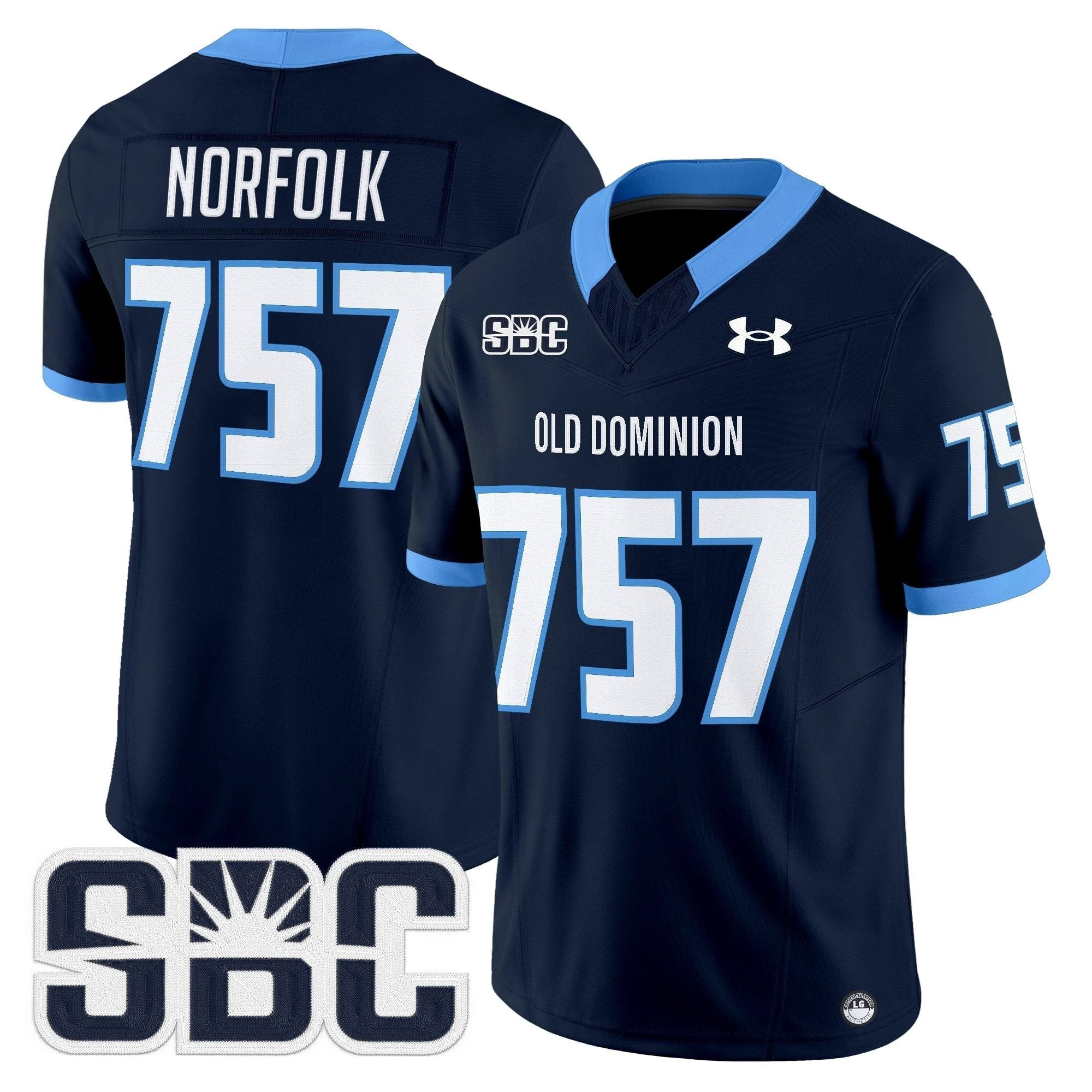 Old Dominion Monarchs 2025 Vapor Limited Jersey - All Stitched by Old Dominion Monarchs