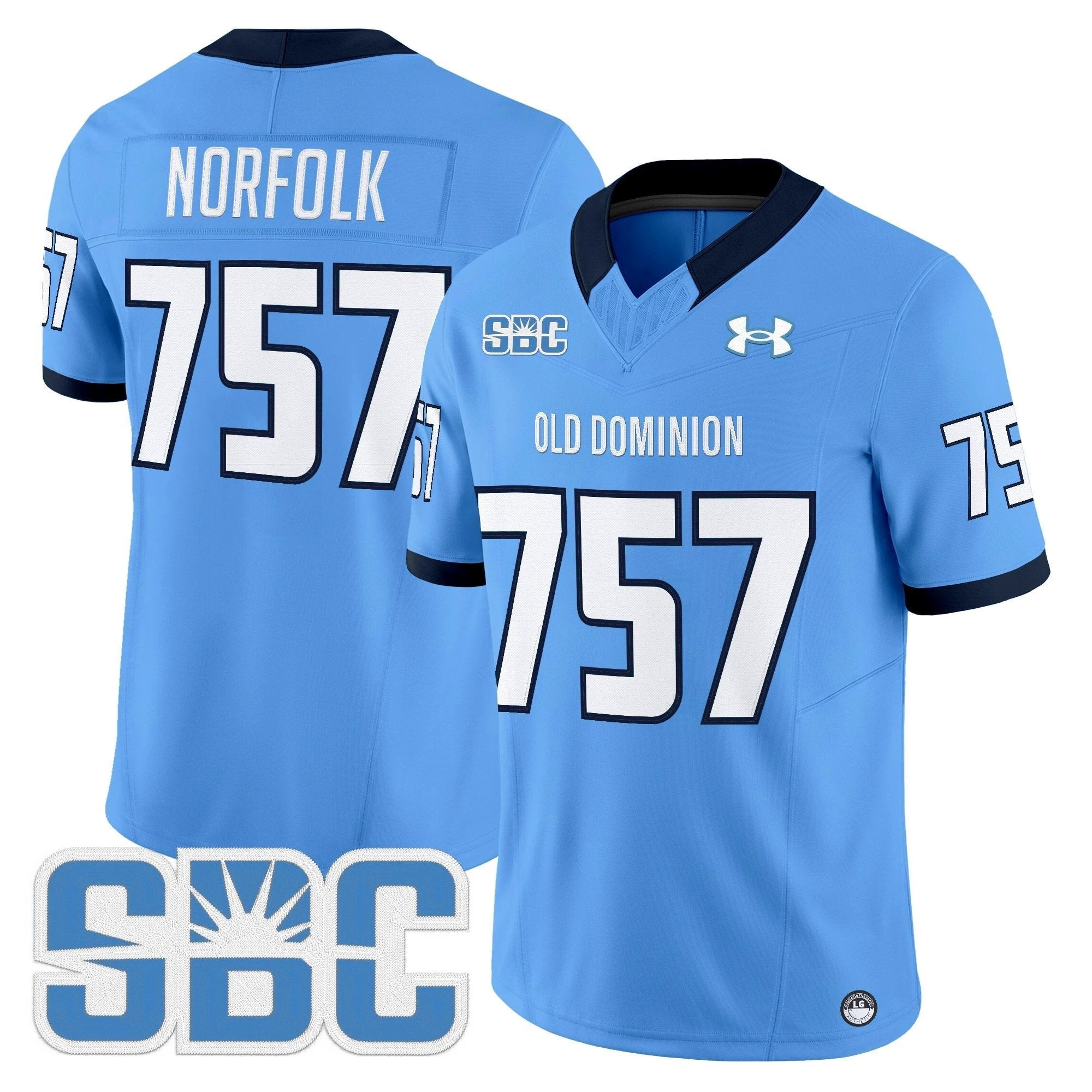 Old Dominion Monarchs 2025 Vapor Limited Jersey - All Stitched by Old Dominion Monarchs