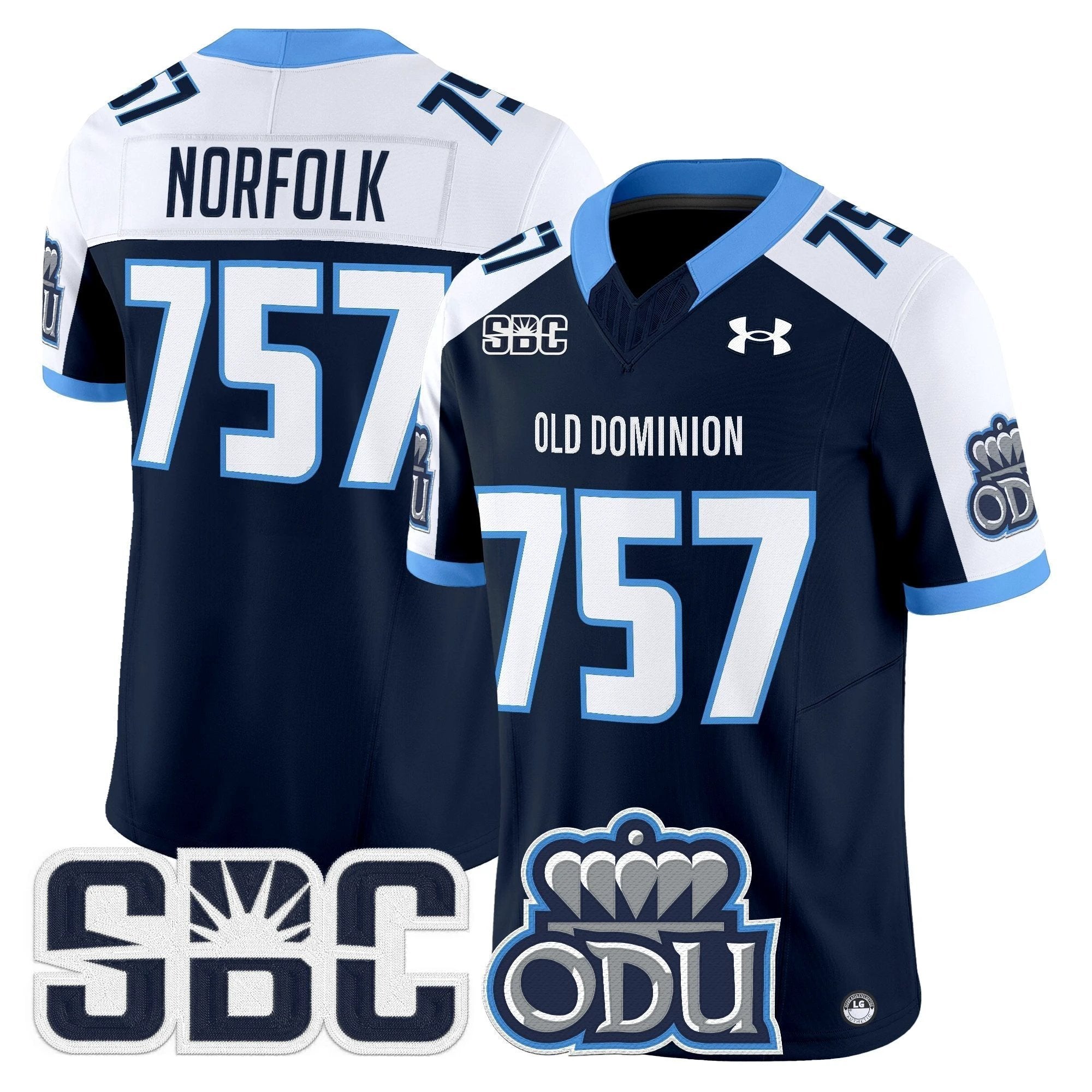 Old Dominion Monarchs 2025 Vapor Limited Jersey - All Stitched by Old Dominion Monarchs