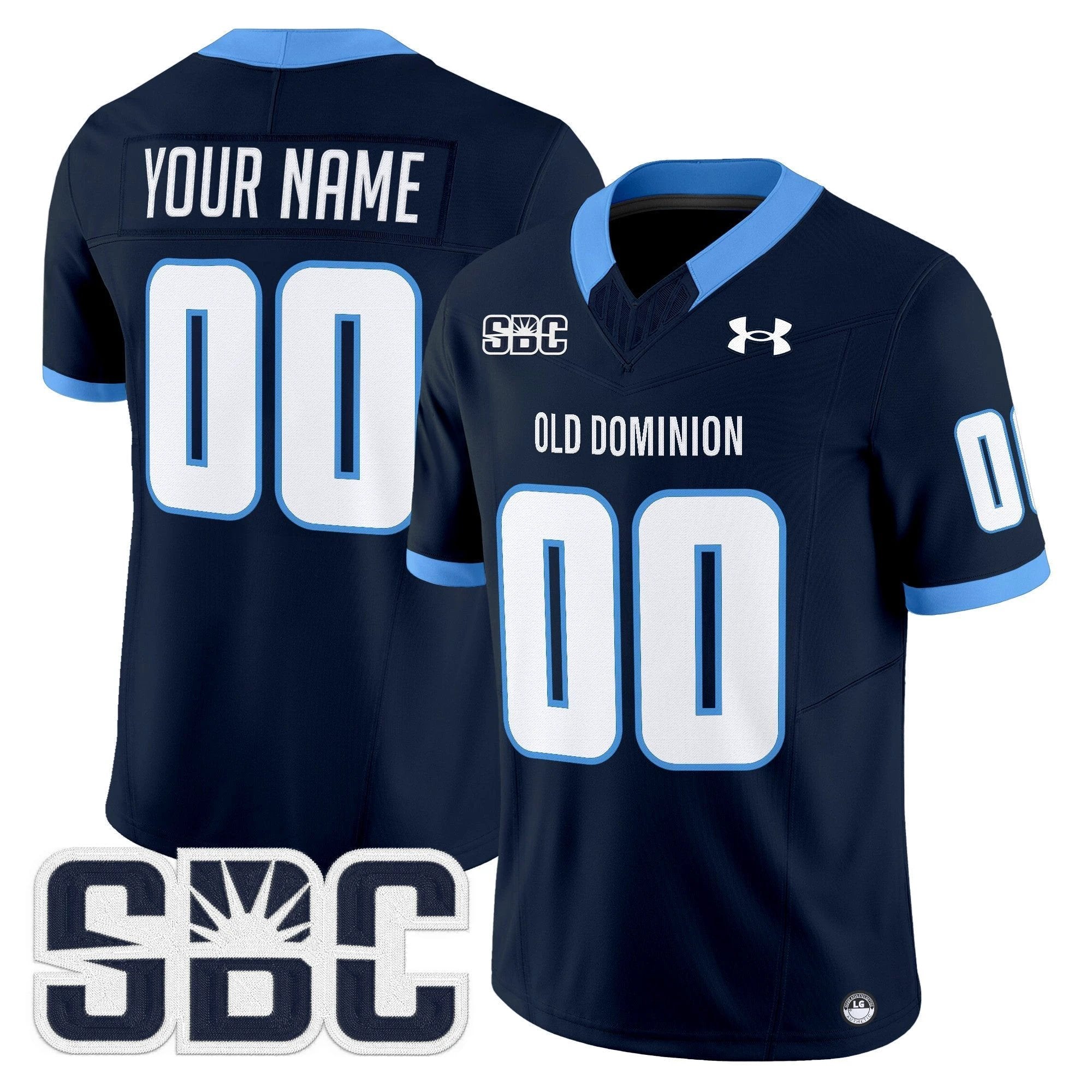 Old Dominion Monarchs 2025 Vapor Limited Custom Jersey - All Stitched by Old Dominion Monarchs