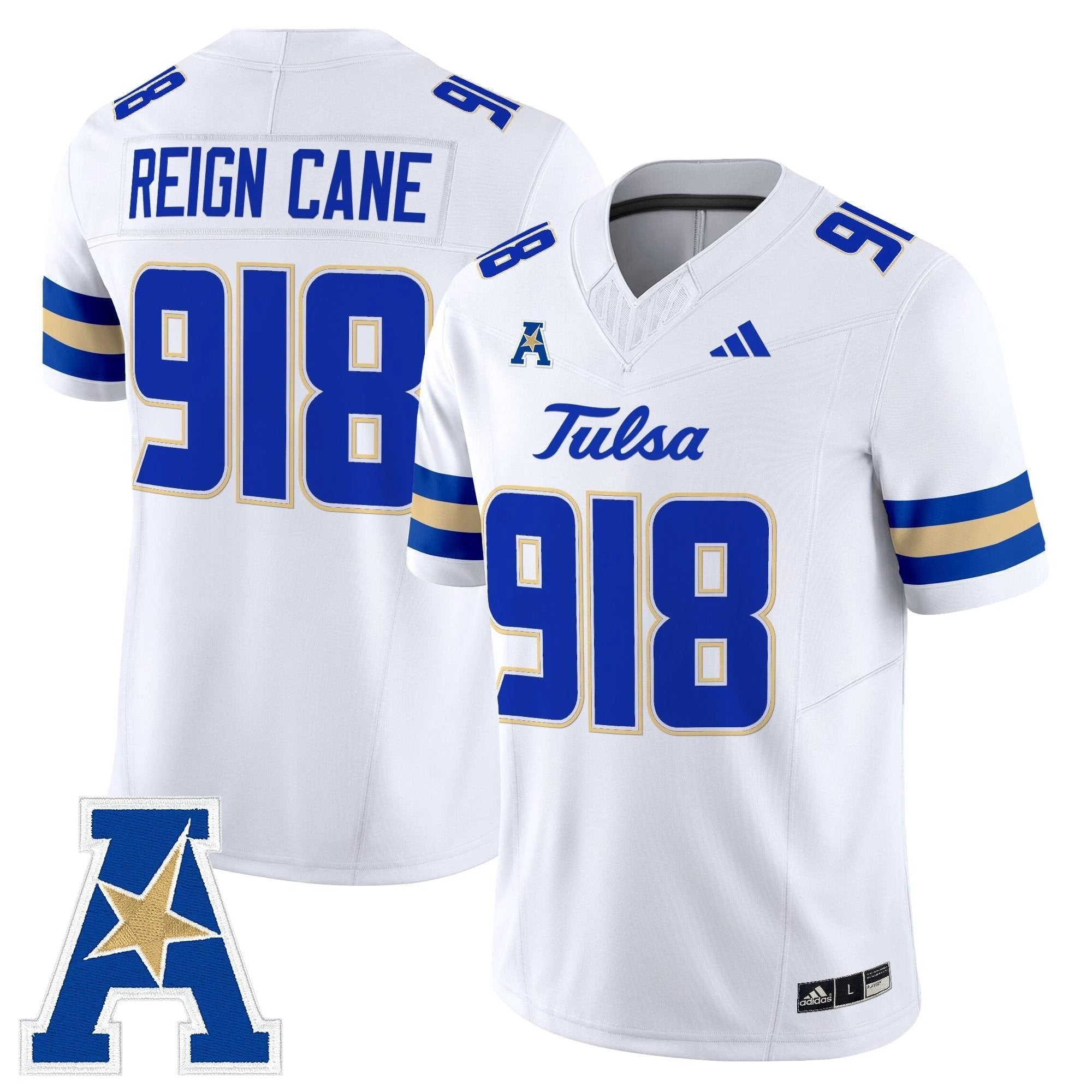 Tulsa Golden Hurricane 2025 Vapor Limited Jersey - All Stitched by Tulsa Golden Hurricane