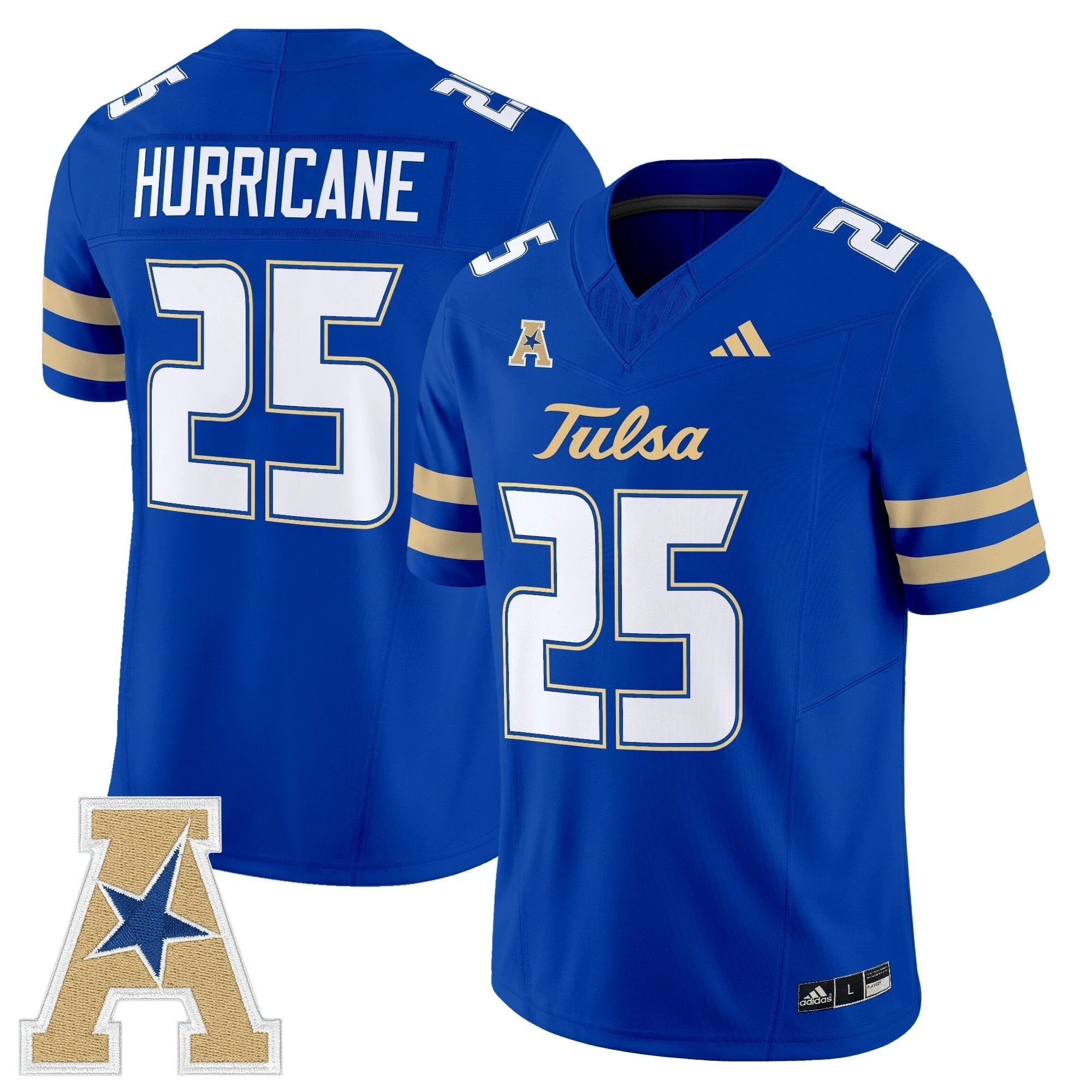 Tulsa Golden Hurricane 2025 Vapor Limited Jersey - All Stitched by Tulsa Golden Hurricane