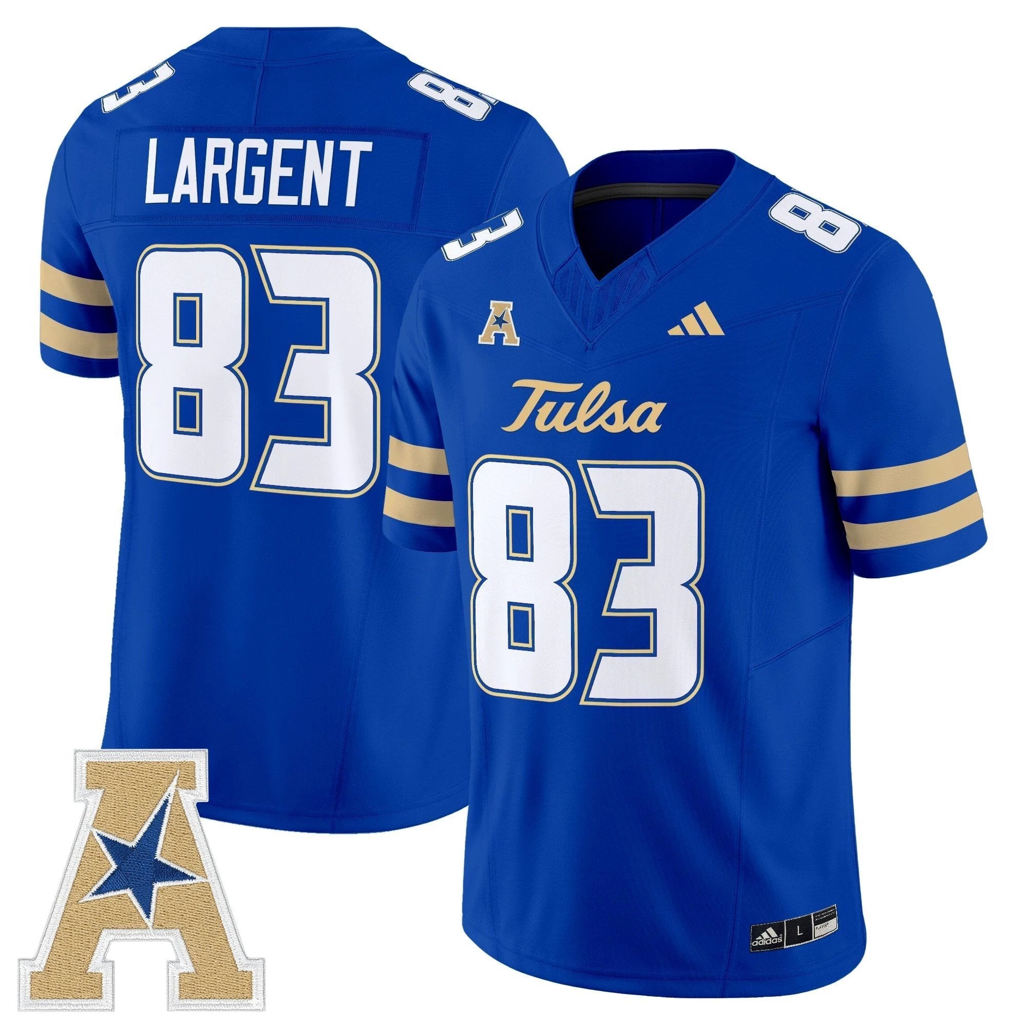 Tulsa Golden Hurricane 2025 Vapor Limited Jersey - All Stitched by Tulsa Golden Hurricane