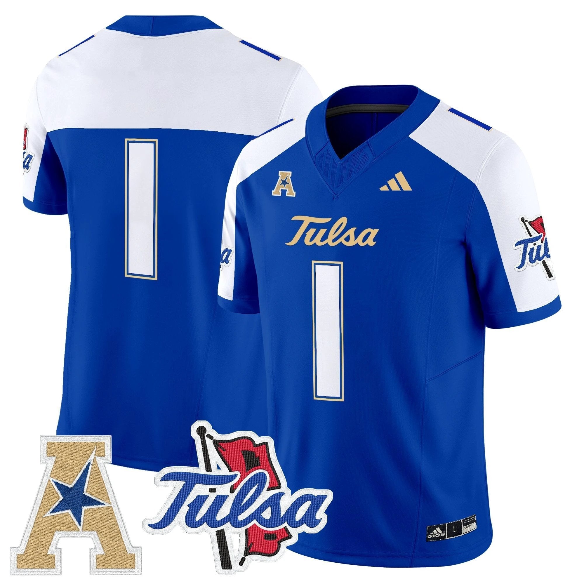Tulsa Golden Hurricane 2025 Vapor Limited Jersey - All Stitched by Tulsa Golden Hurricane