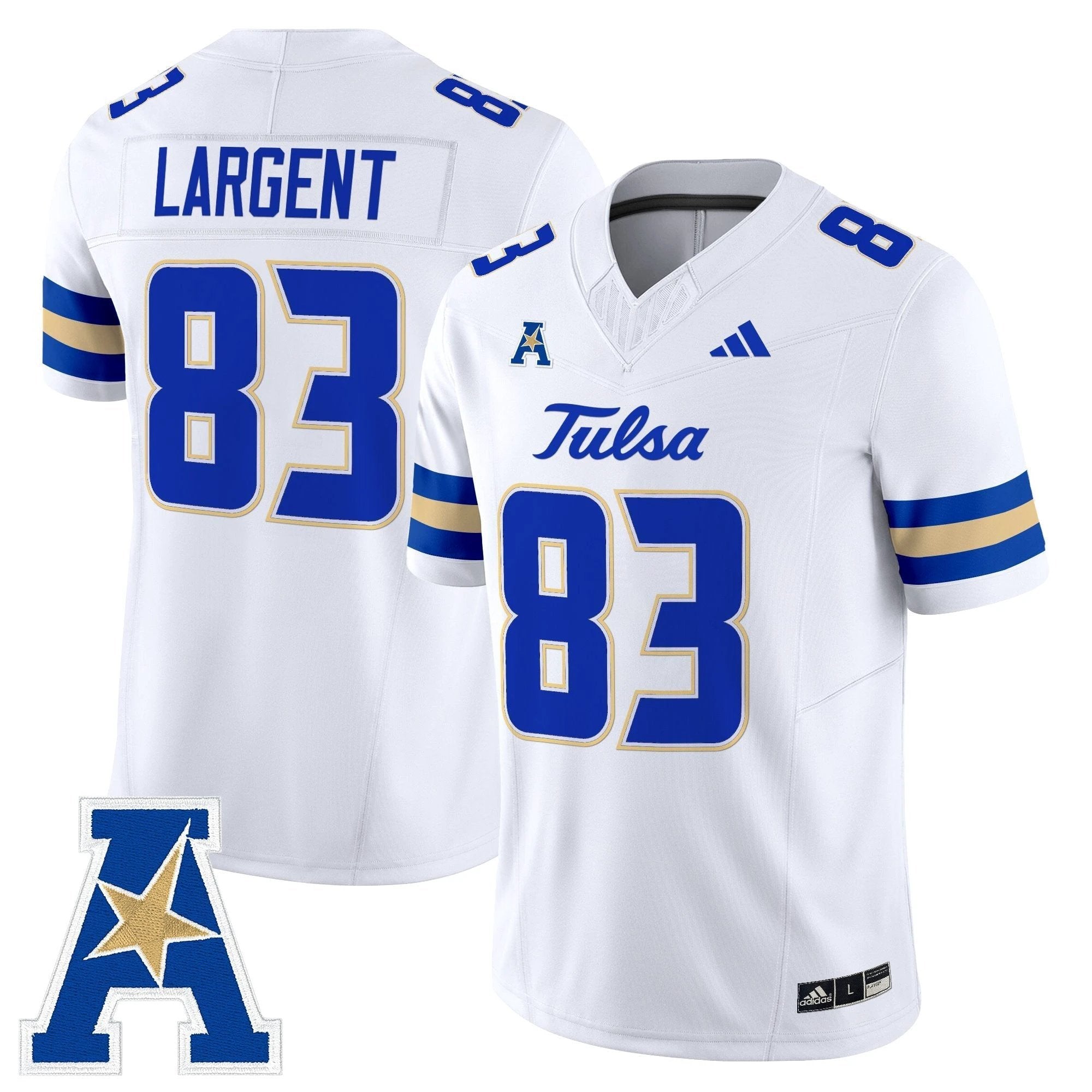 Tulsa Golden Hurricane 2025 Vapor Limited Jersey - All Stitched by Tulsa Golden Hurricane