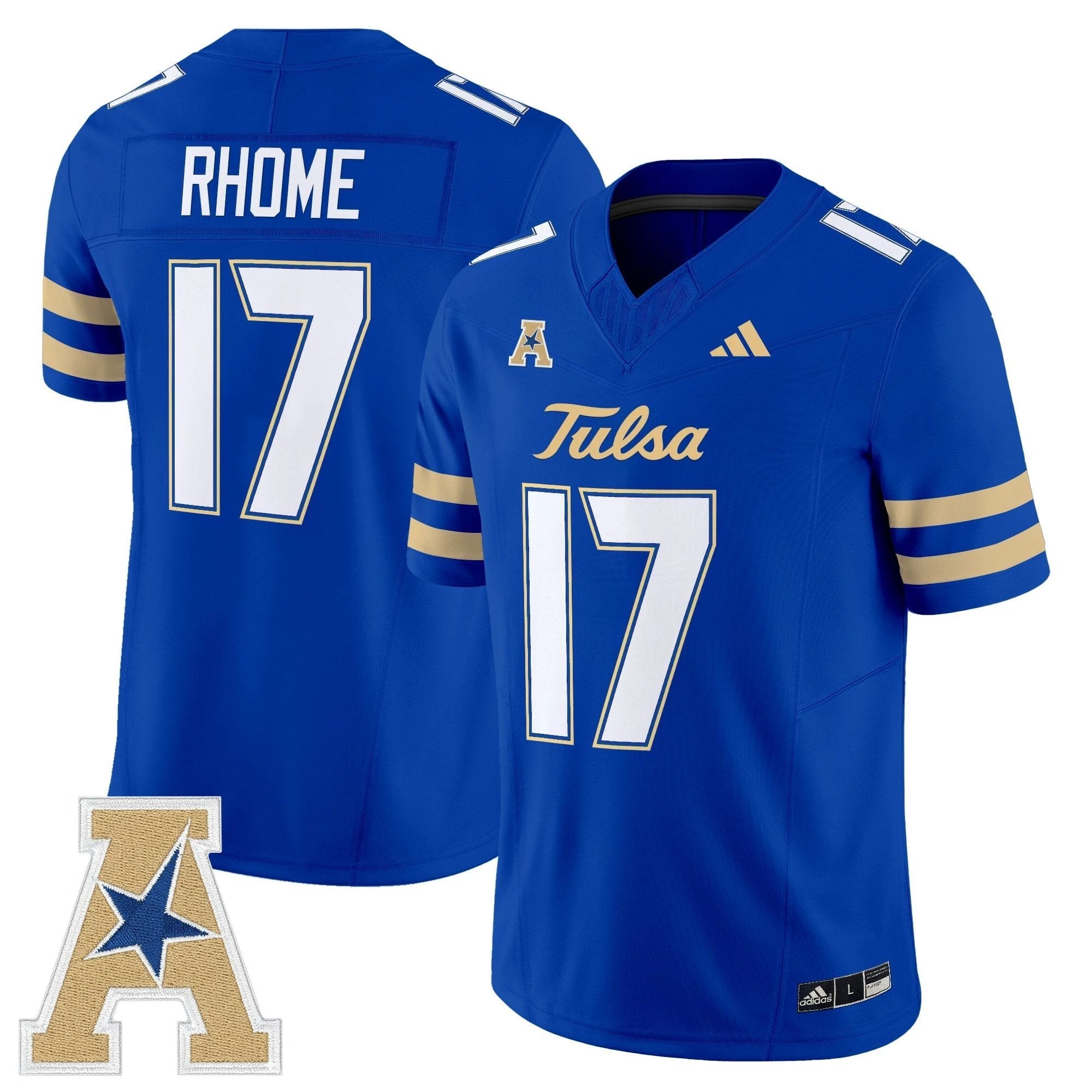Tulsa Golden Hurricane 2025 Vapor Limited Jersey - All Stitched by Tulsa Golden Hurricane