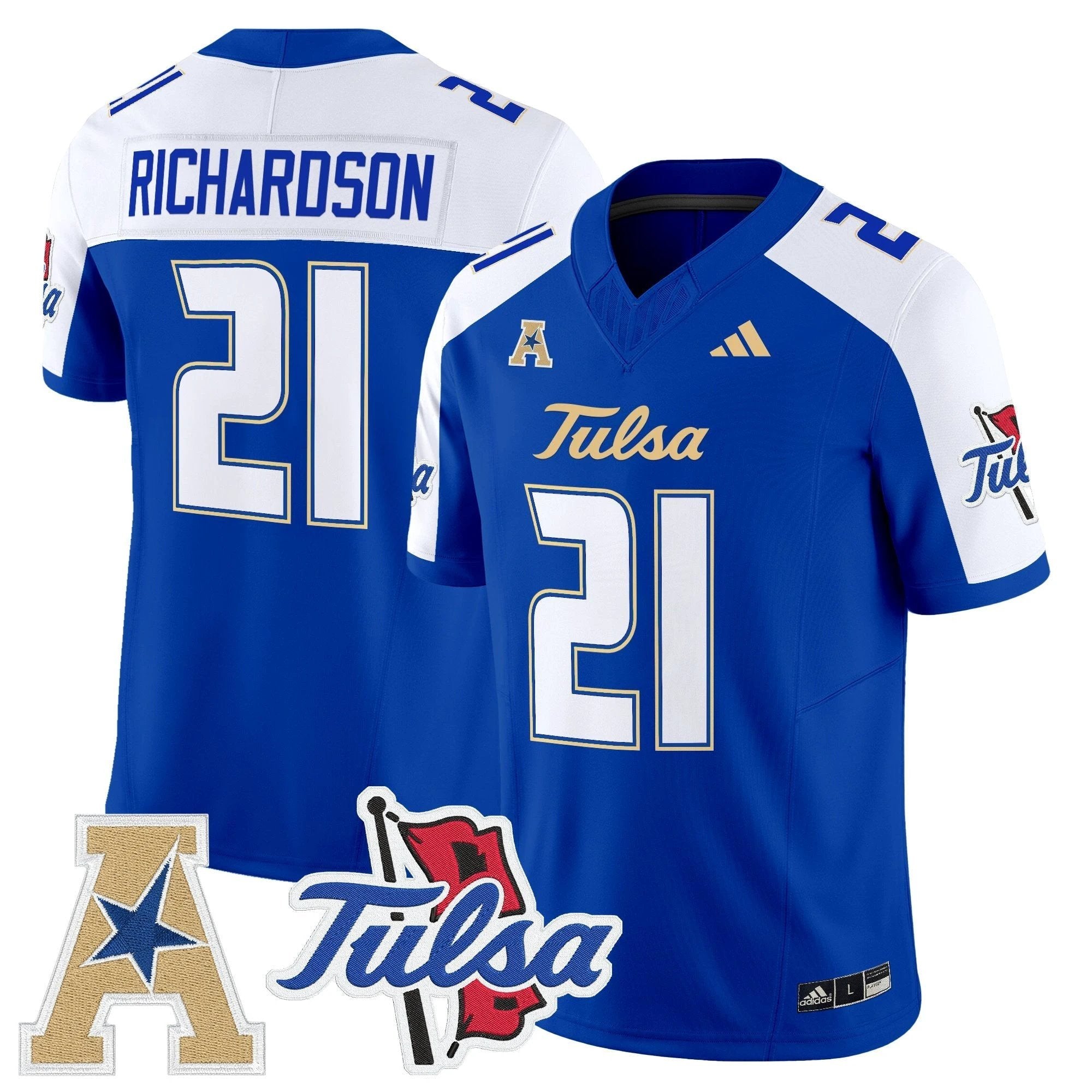 Tulsa Golden Hurricane 2025 Vapor Limited Jersey - All Stitched by Tulsa Golden Hurricane